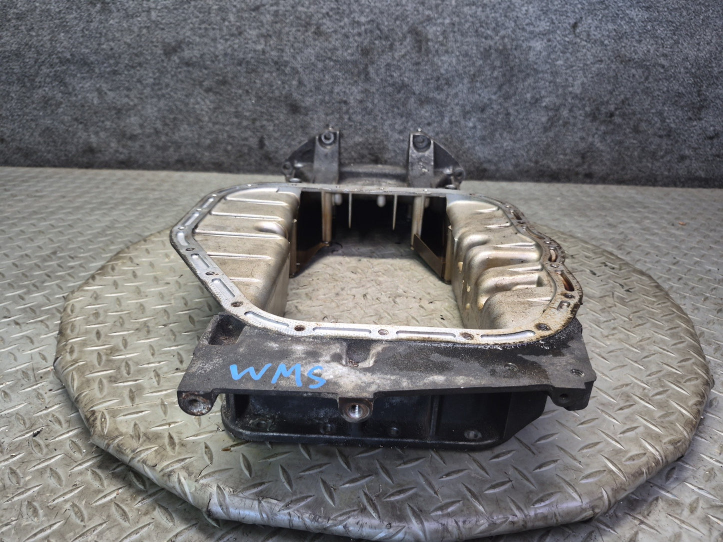 94-99 Mercedes W140 S500 M119 Engine Upper Oil Pan 1190141602 OEM
