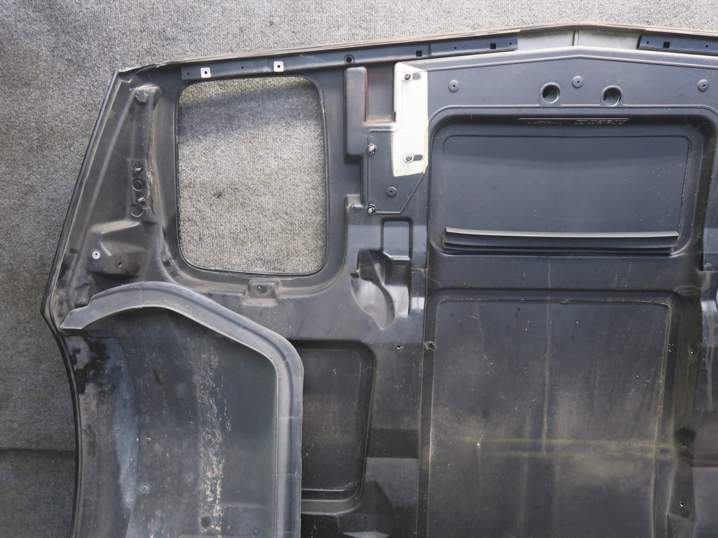 88-96 Chevrolet Corvette C4 Front Hood Bonnet Shell Panel Black OEM