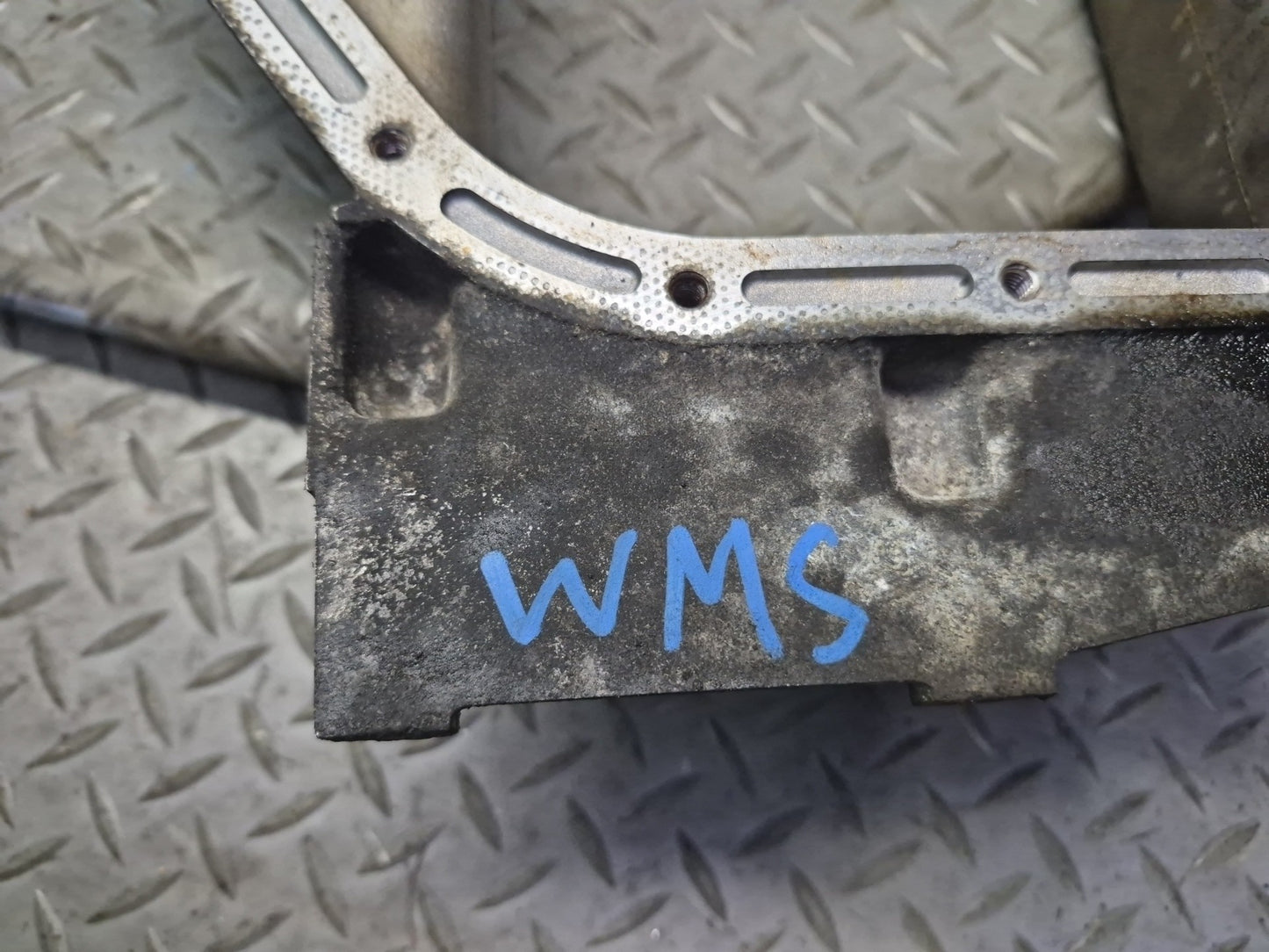 94-99 Mercedes W140 S500 M119 Engine Upper Oil Pan 1190141602 OEM