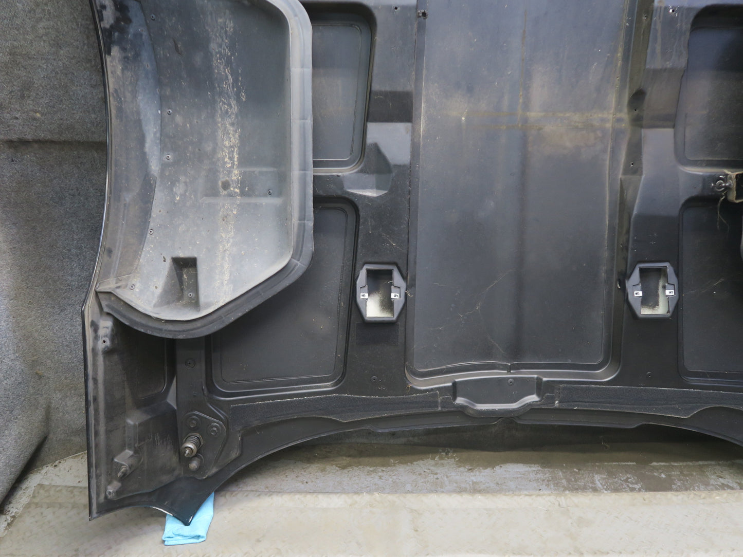 88-96 Chevrolet Corvette C4 Front Hood Bonnet Shell Panel Black OEM