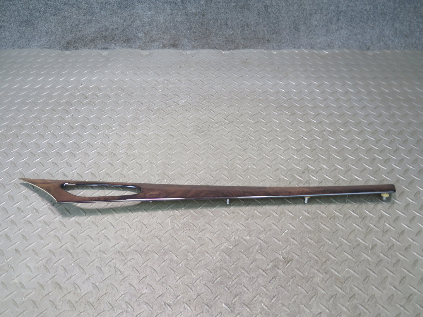 03-06 Mercedes R230 SL55 AMG Set of 2 Front Door Wood Trim Panel Damaged