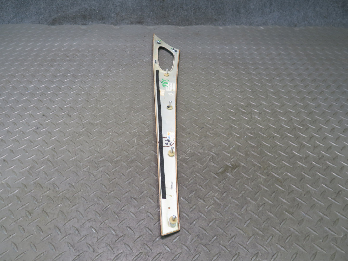 03-06 Mercedes R230 SL55 AMG Set of 2 Front Door Wood Trim Panel Damaged
