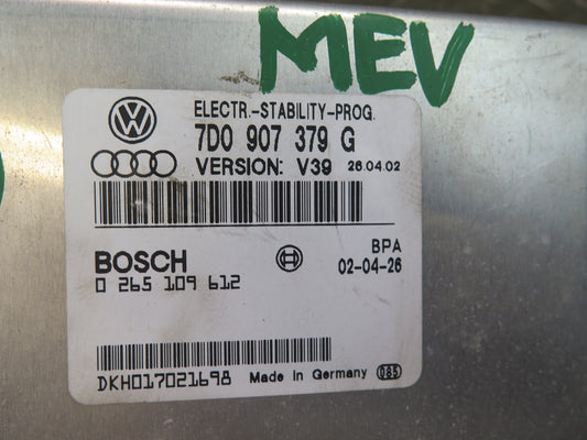 02-03 VW Eurovan T4 2.8L ABS Electronic Stability Control Module 7D0907379G OEM