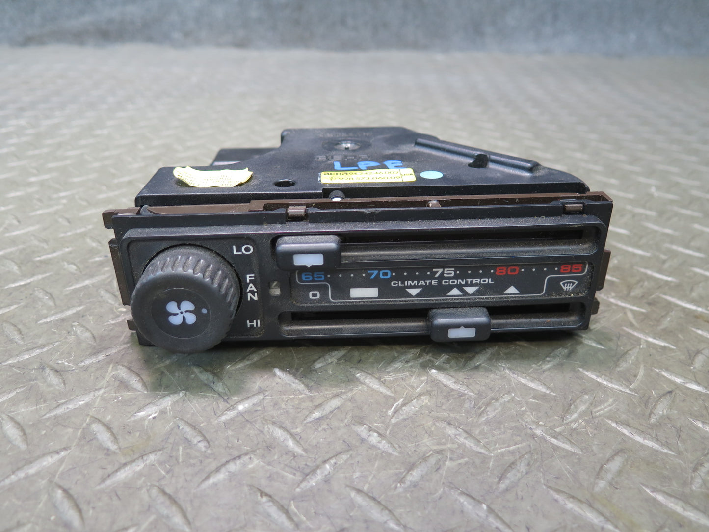 1984-1991 Porsche 928 S A/C Heater Hvac Climate Control Switch Panel