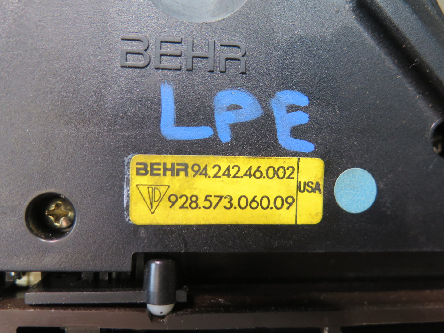 1984-1991 Porsche 928 S A/C Heater Hvac Climate Control Switch Panel