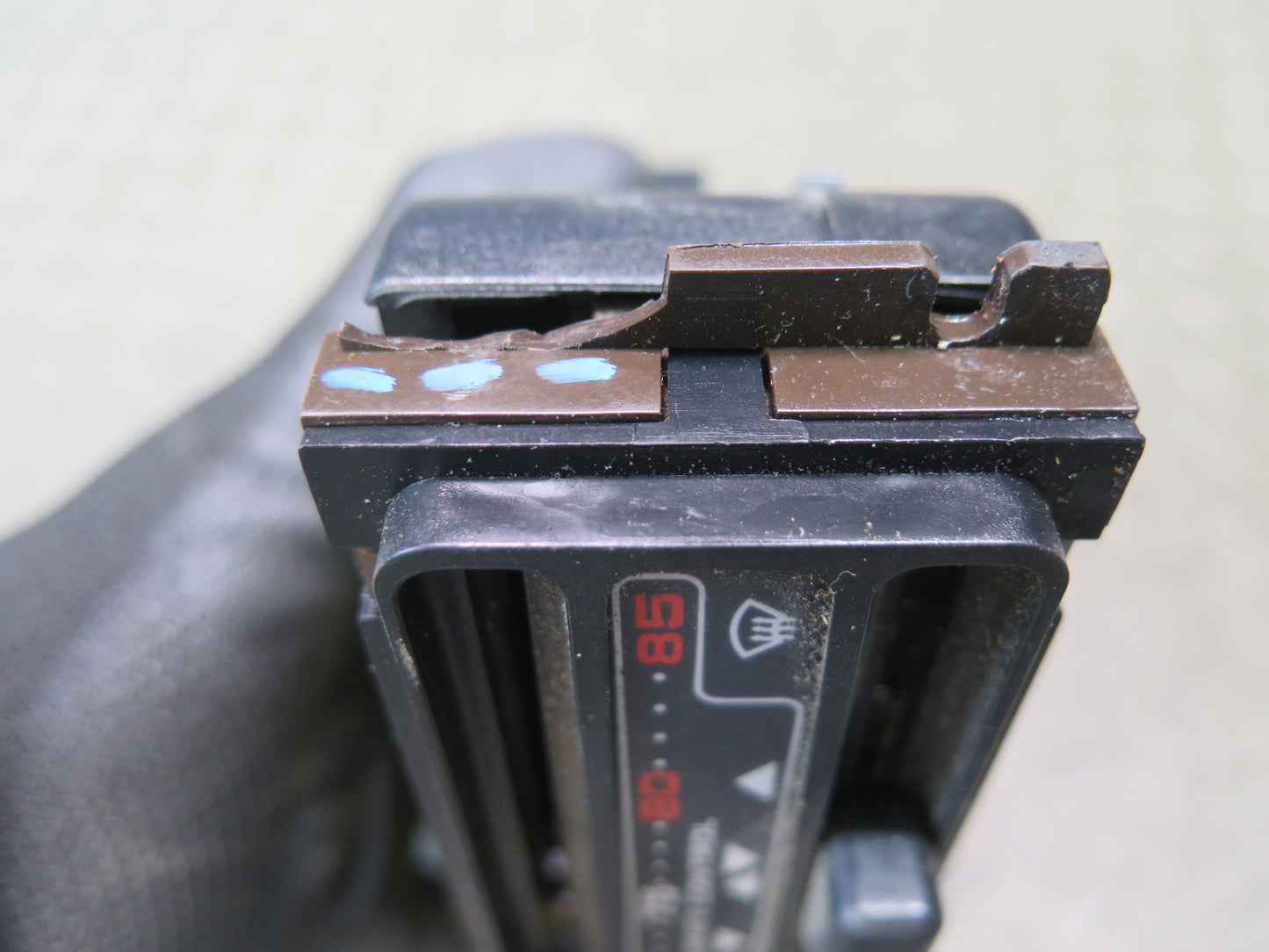 1984-1991 Porsche 928 S A/C Heater Hvac Climate Control Switch Panel