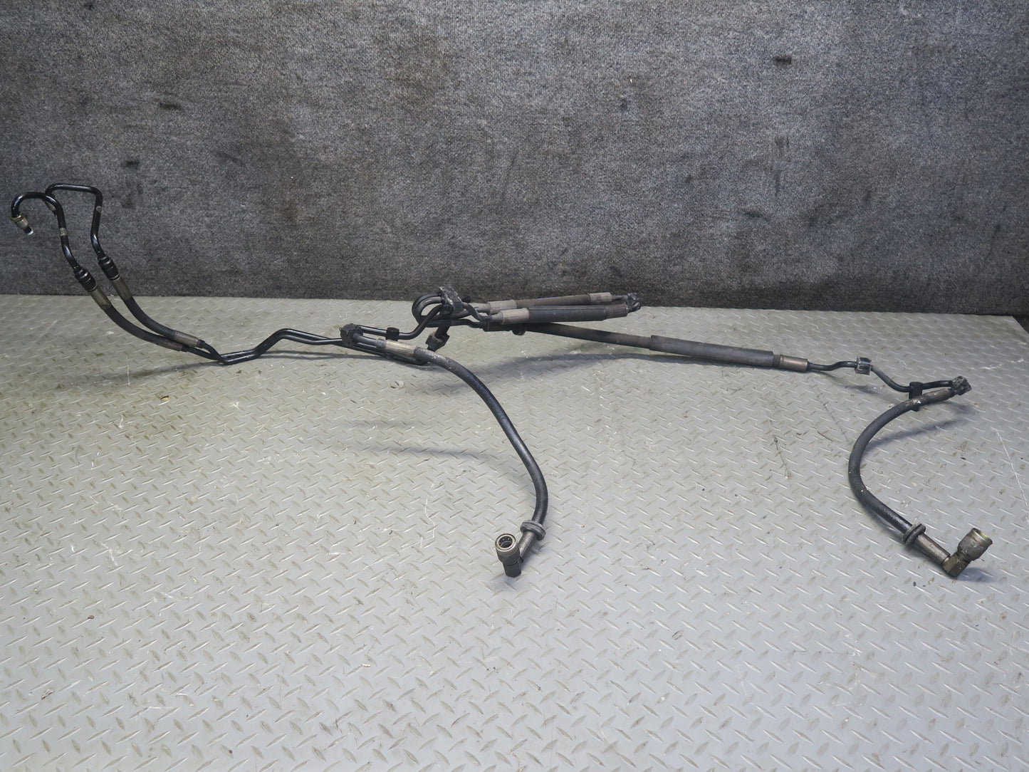 03-06 Mercedes R230 SL55 AMG ABC Hydraulic Suspension Steering Hose Line Set OEM