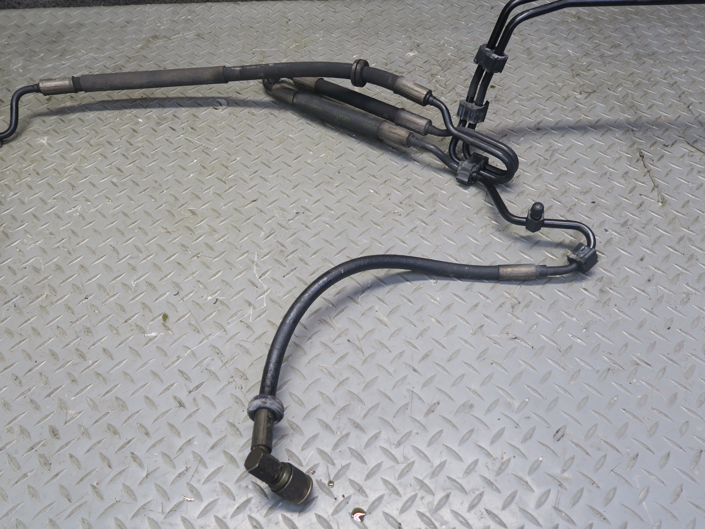 03-06 Mercedes R230 SL55 AMG ABC Hydraulic Suspension Steering Hose Line Set OEM