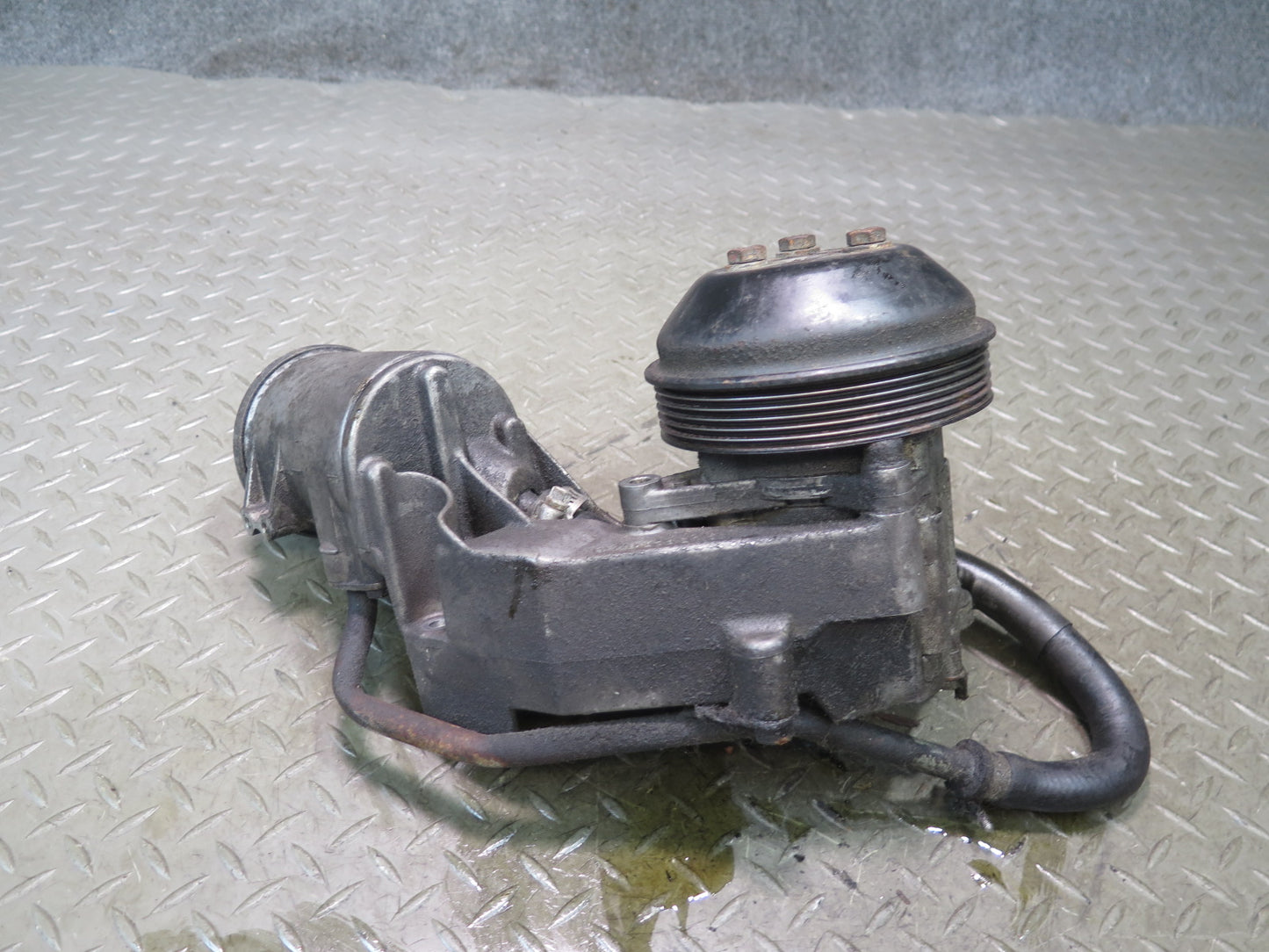 94-95 Mercedes W140 S500 M119.702 Power Steering Pump w Reservoir & Pulley OEM