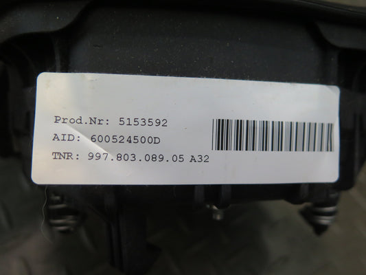 05-08 PORSCHE BOXTER 987 FRONT LEFT DRIVER SIDE STEERING WHEEL SRS AIRBAG OEM