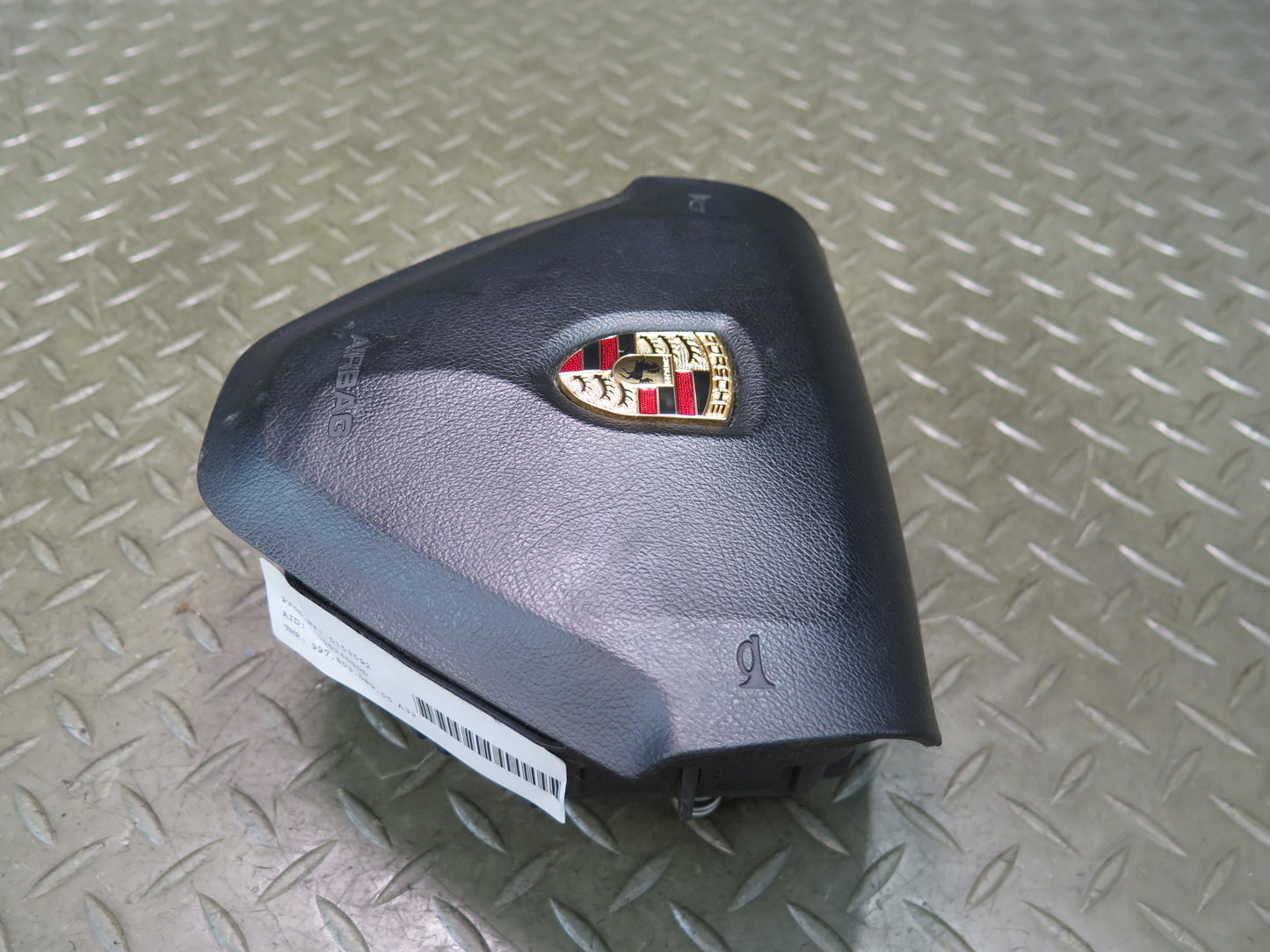05-08 PORSCHE BOXTER 987 FRONT LEFT DRIVER SIDE STEERING WHEEL SRS AIRBAG OEM