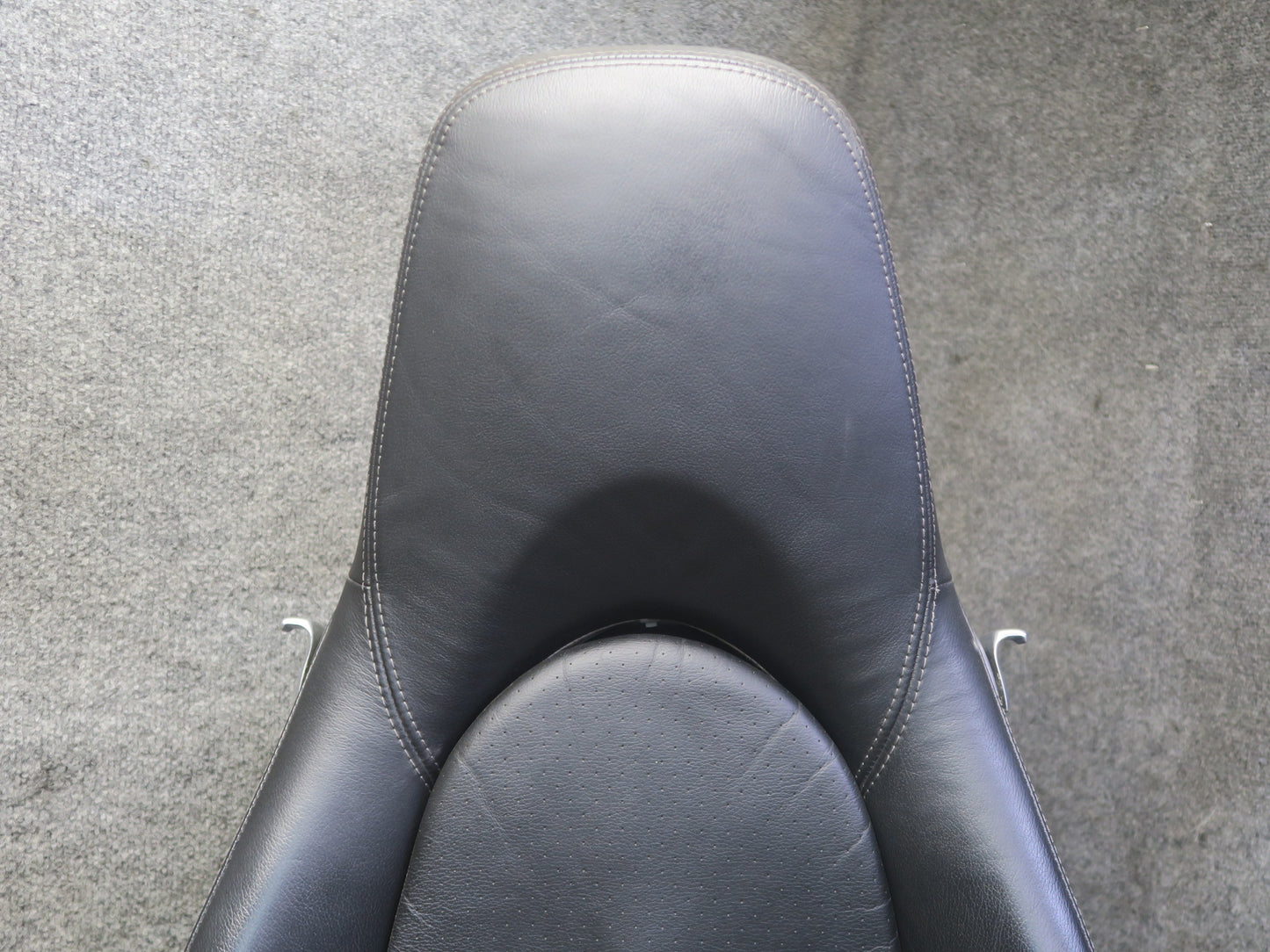 2005-2008 Porsche Boxster 987 Front Left & Right Side Seat Leather Black Set 50K