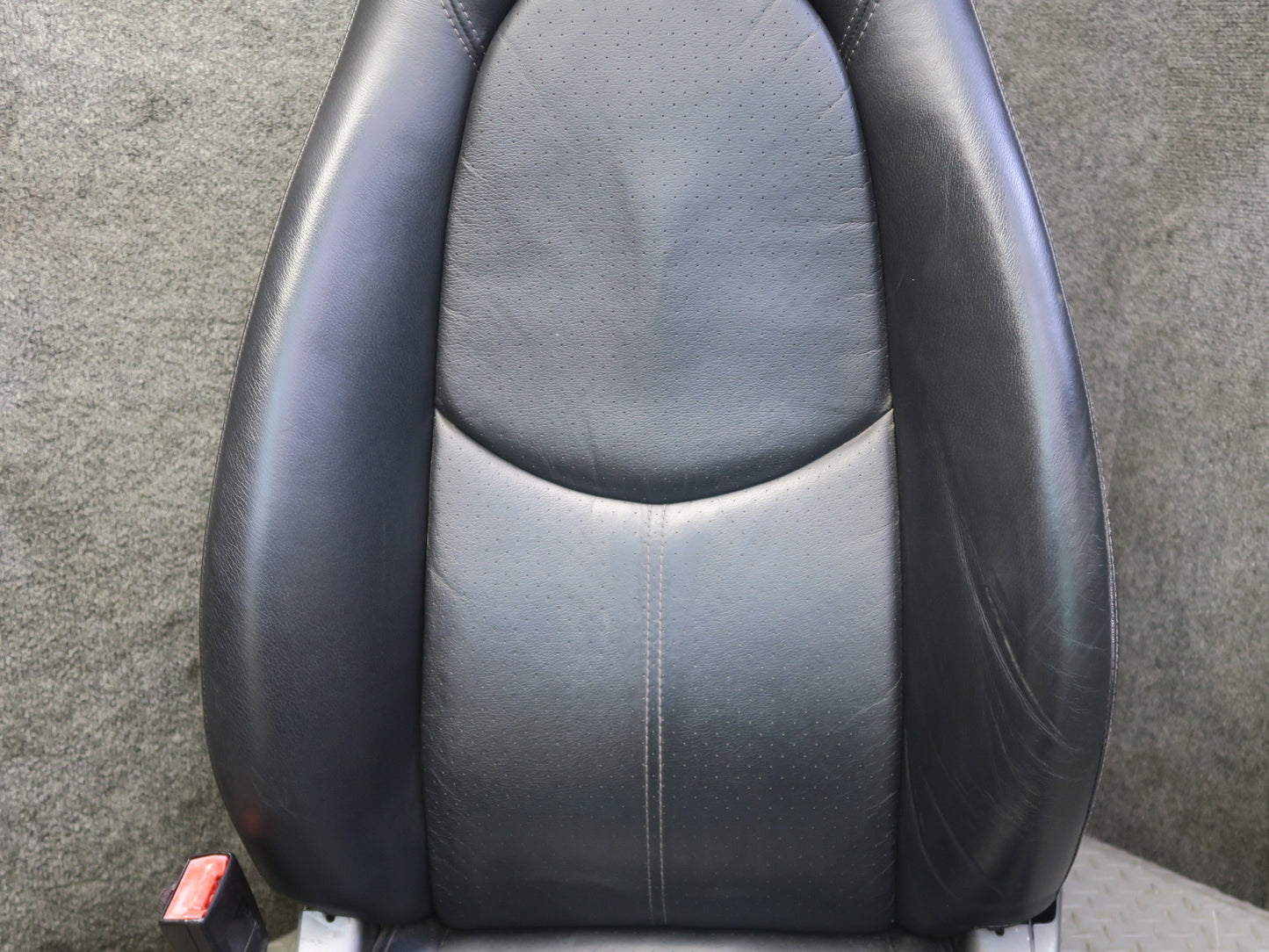 2005-2008 Porsche Boxster 987 Front Left & Right Side Seat Leather Black Set 50K