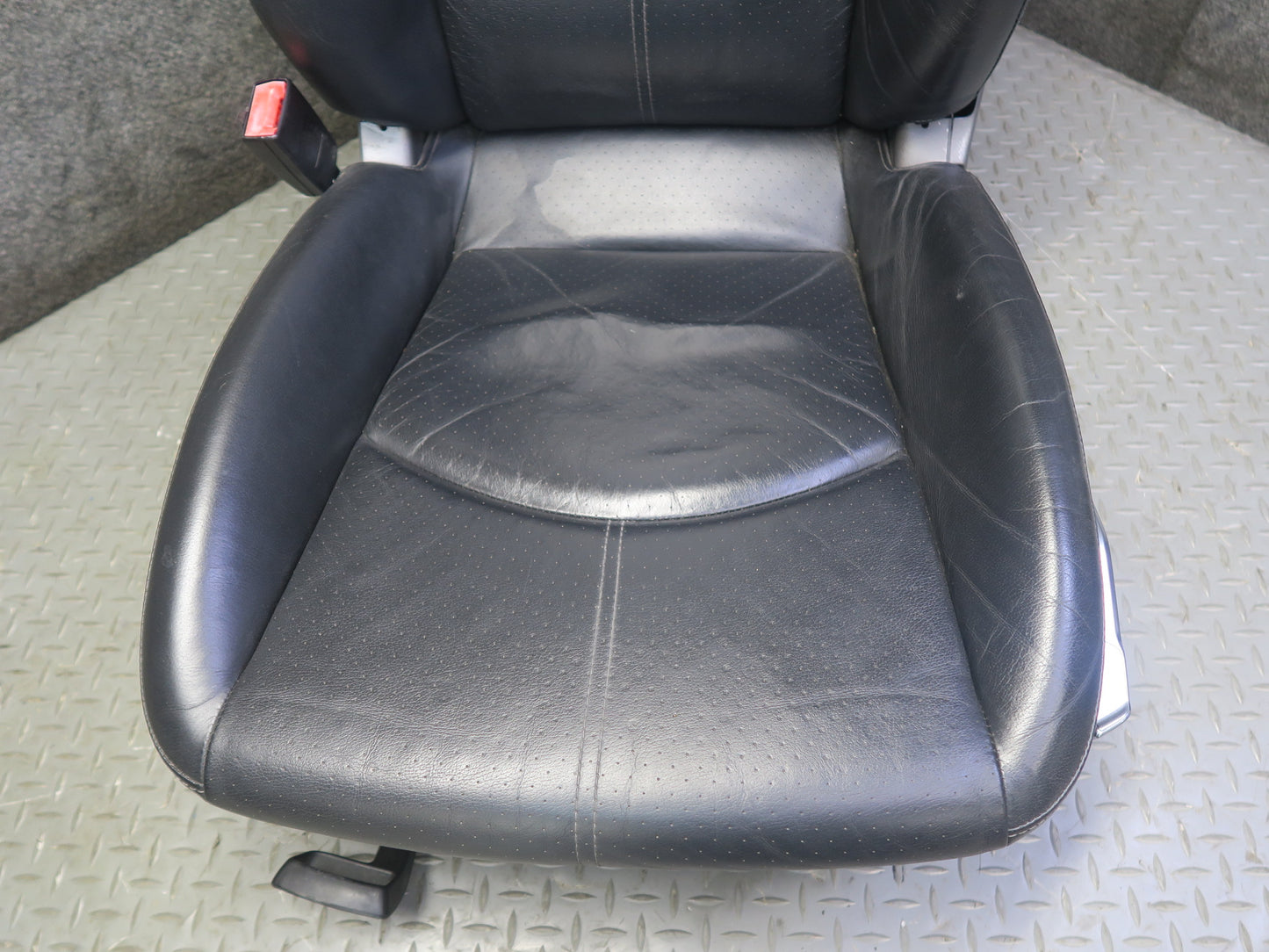 2005-2008 Porsche Boxster 987 Front Left & Right Side Seat Leather Black Set 50K