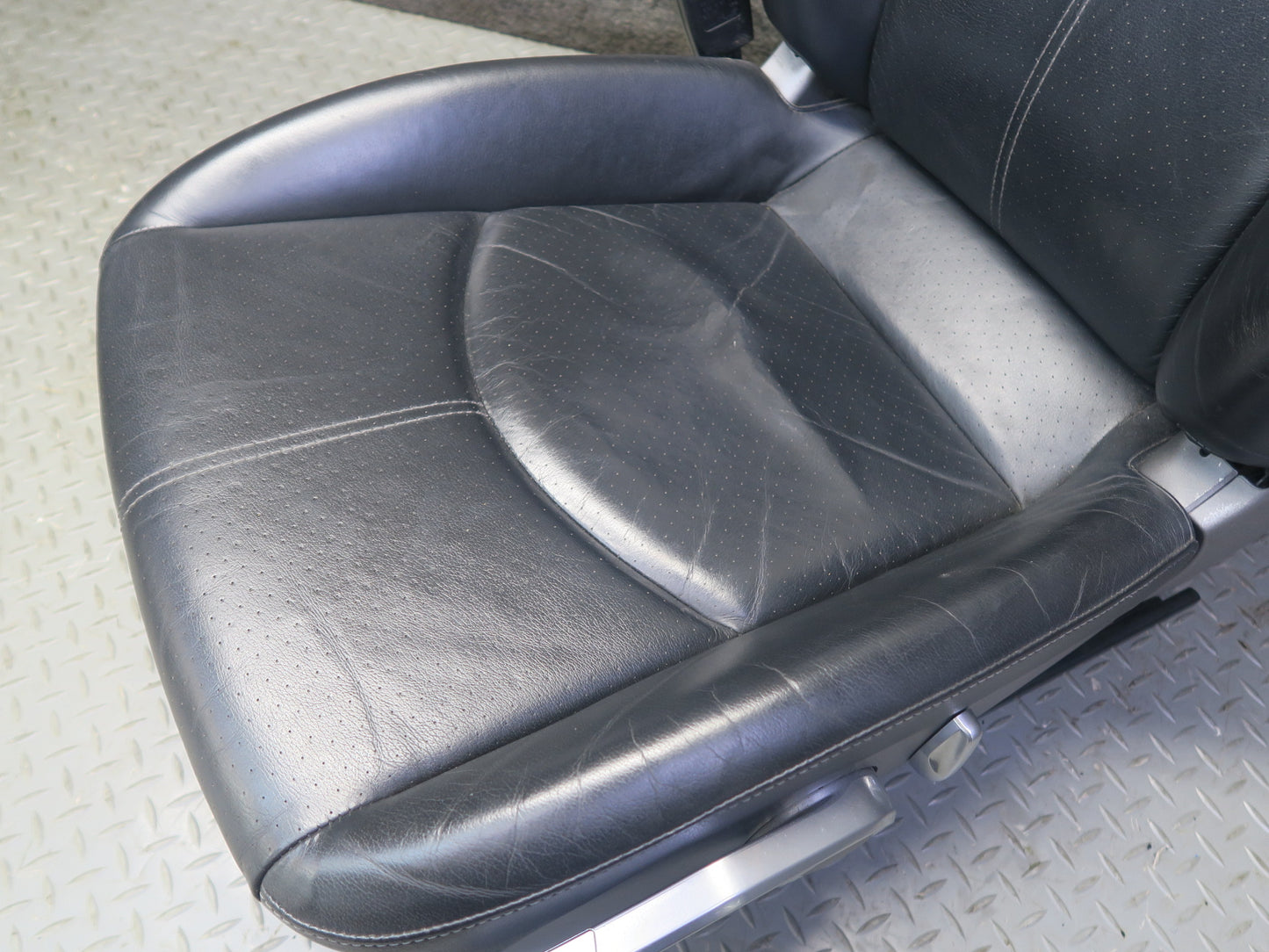 2005-2008 Porsche Boxster 987 Front Left & Right Side Seat Leather Black Set 50K
