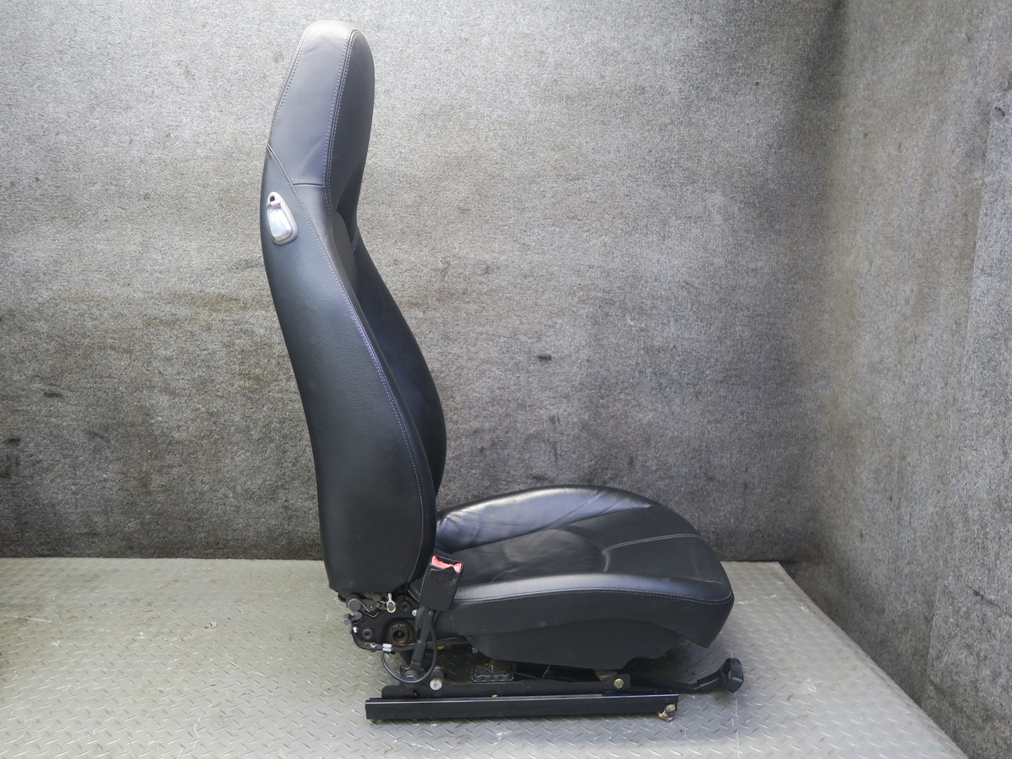 2005-2008 Porsche Boxster 987 Front Left & Right Side Seat Leather Black Set 50K