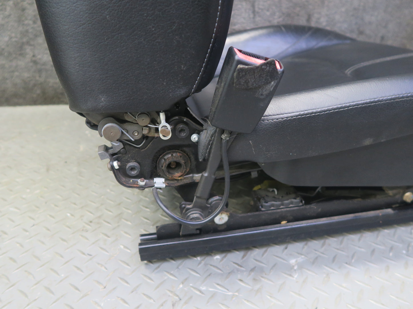 2005-2008 Porsche Boxster 987 Front Left & Right Side Seat Leather Black Set 50K