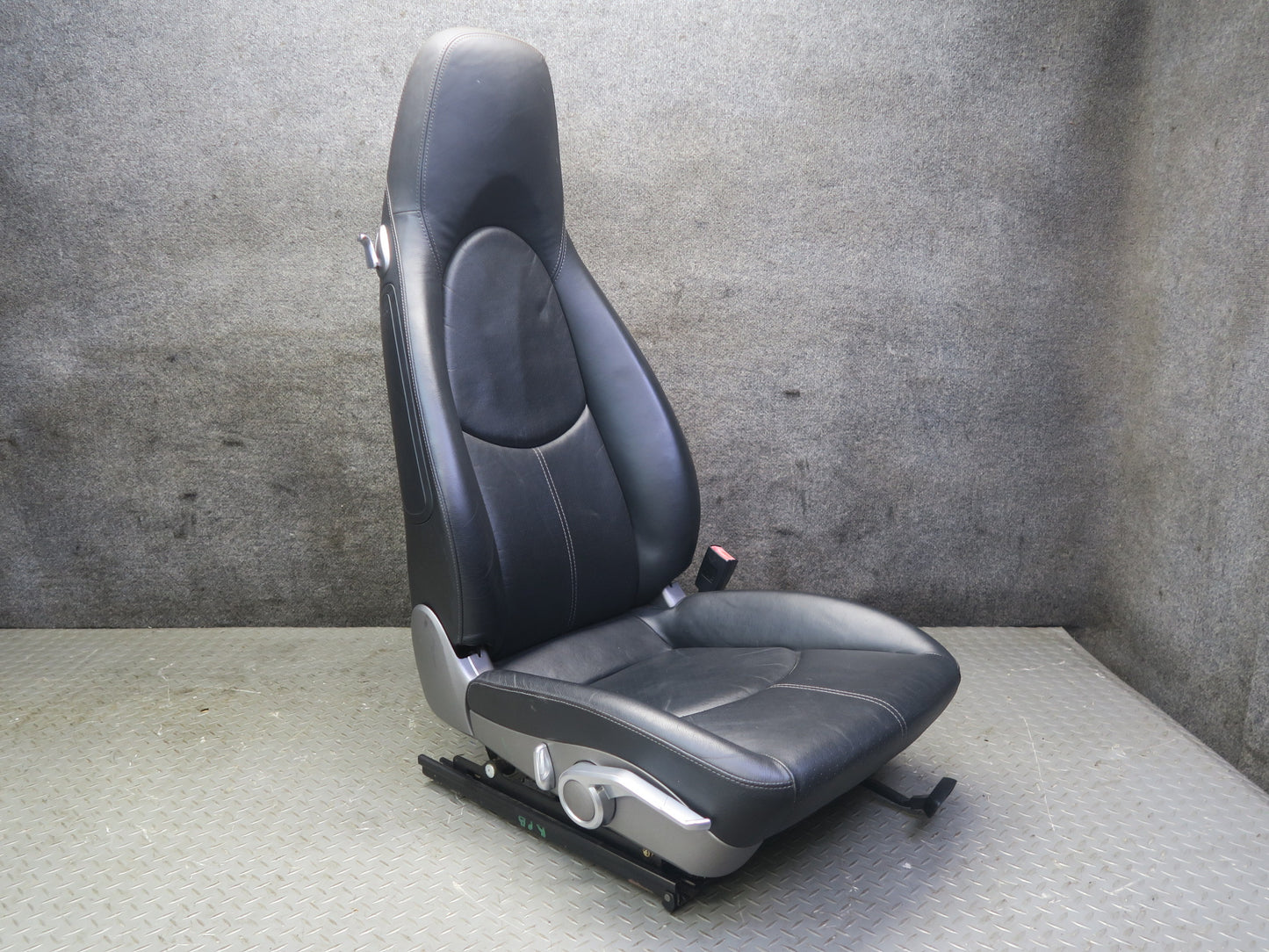 2005-2008 Porsche Boxster 987 Front Left & Right Side Seat Leather Black Set 50K