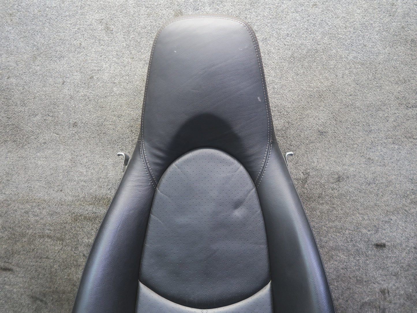 2005-2008 Porsche Boxster 987 Front Left & Right Side Seat Leather Black Set 50K