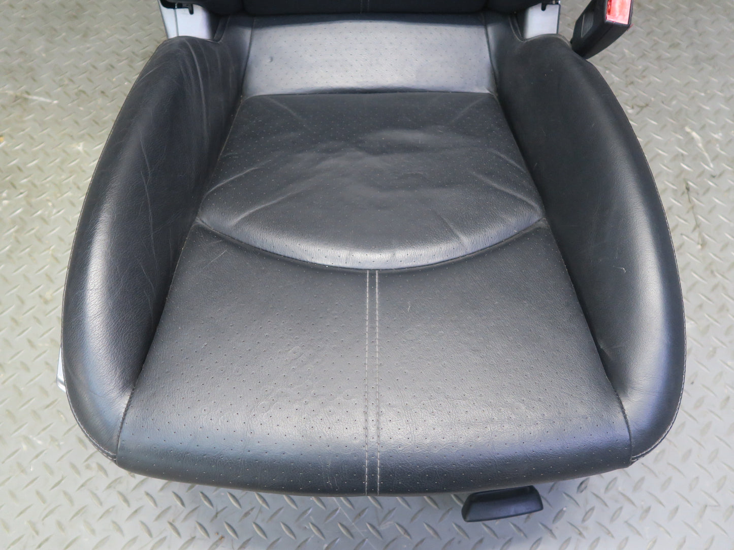 2005-2008 Porsche Boxster 987 Front Left & Right Side Seat Leather Black Set 50K