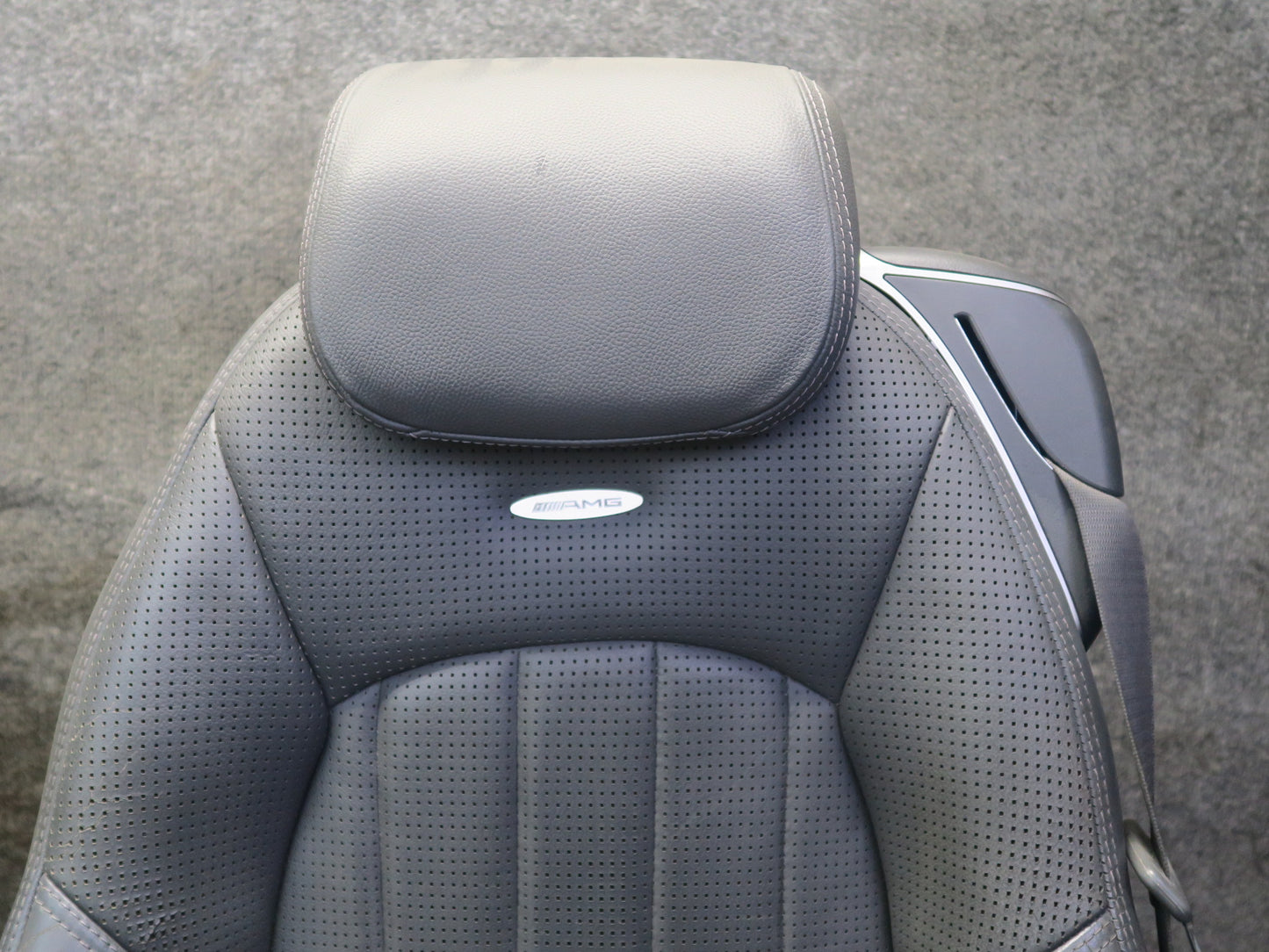 03-06 Mercedes R230 SL55 AMG Set of 2 Front Sport Leather Heat Massage Seat Dmgd
