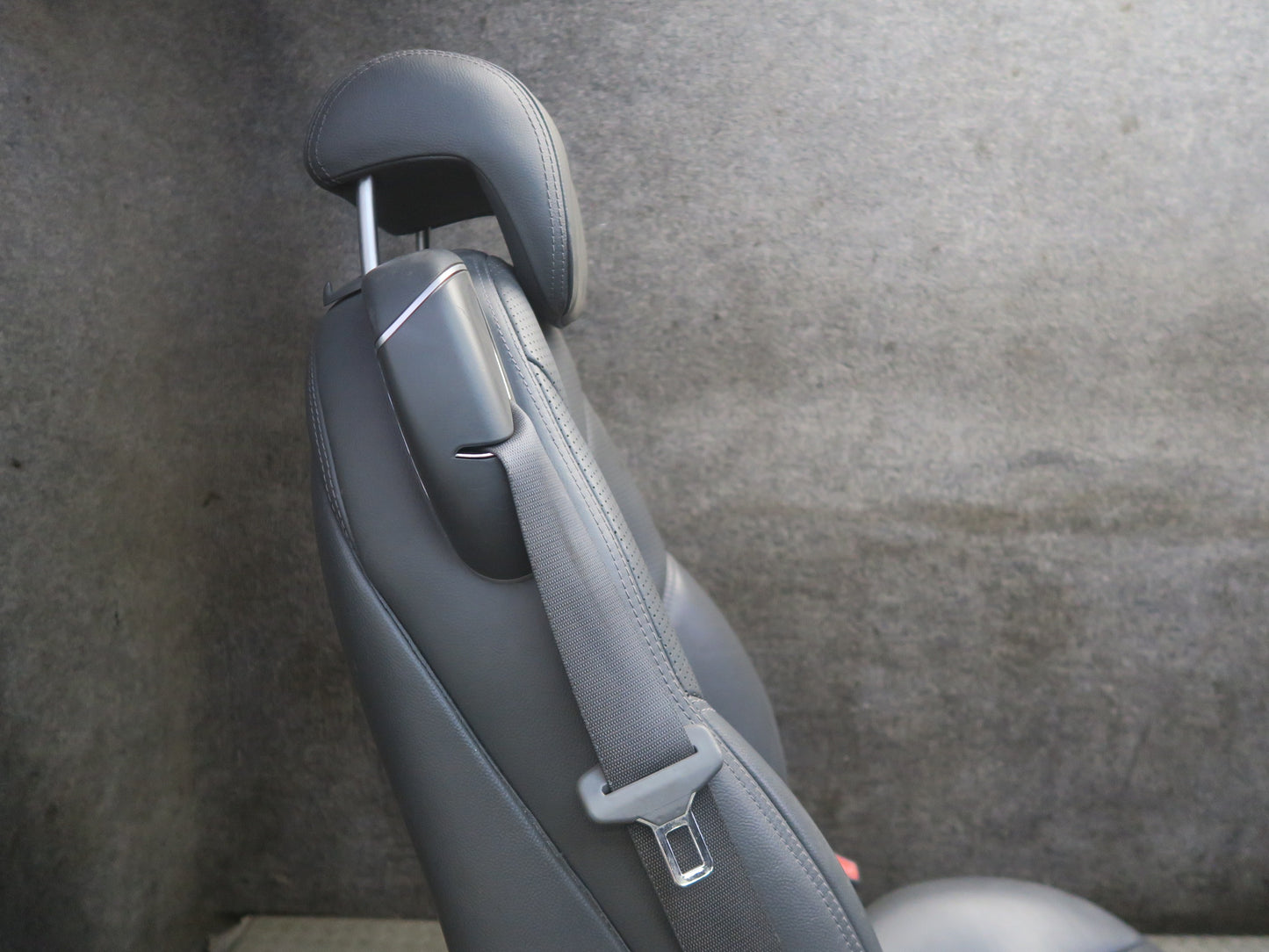 03-06 Mercedes R230 SL55 AMG Set of 2 Front Sport Leather Heat Massage Seat Dmgd