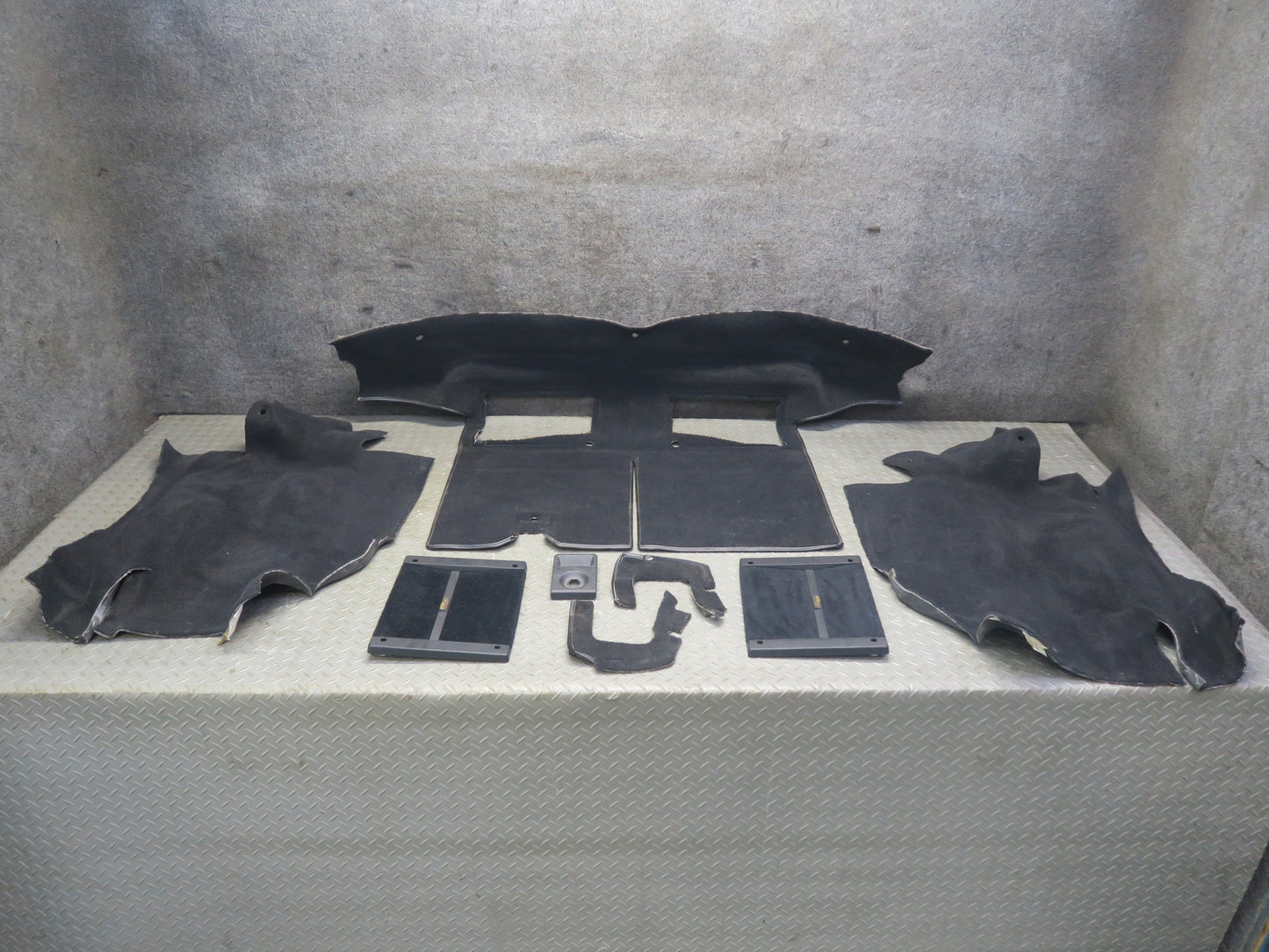 1995 Chevrolet Corvette C4 Convertible Rear Trunk Carpet Trim Cover Set OEM