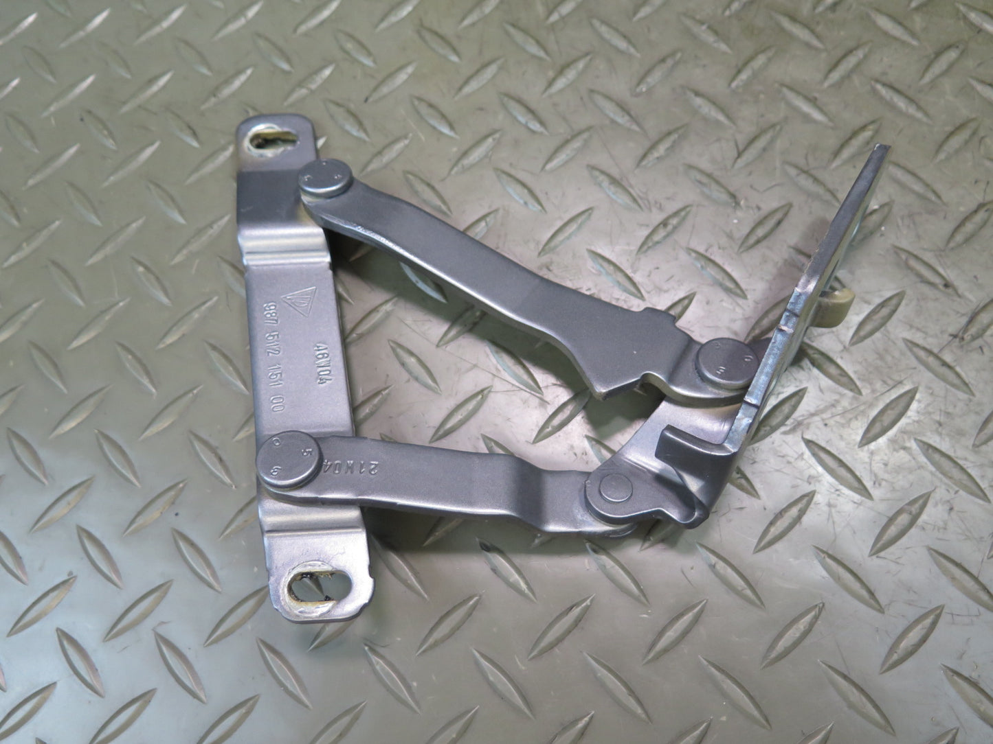 2005-2012 Porsche Boxster 987 Rear Left & Right Trunk Hood Hinge Bracket Set