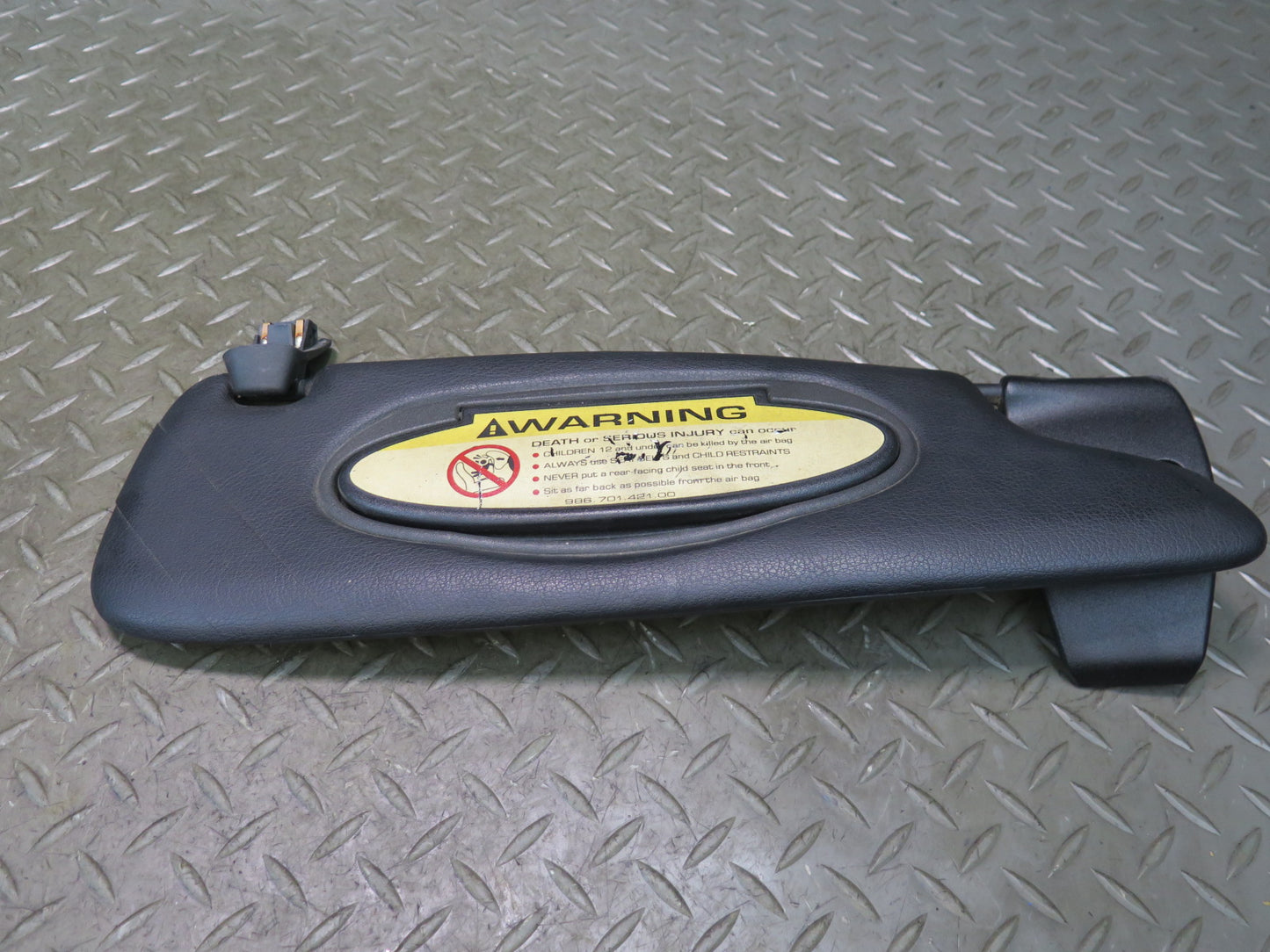 2005-2008 Porsche Boxster 987 Left & Right Side Sun Visor Sun Shade Black Set