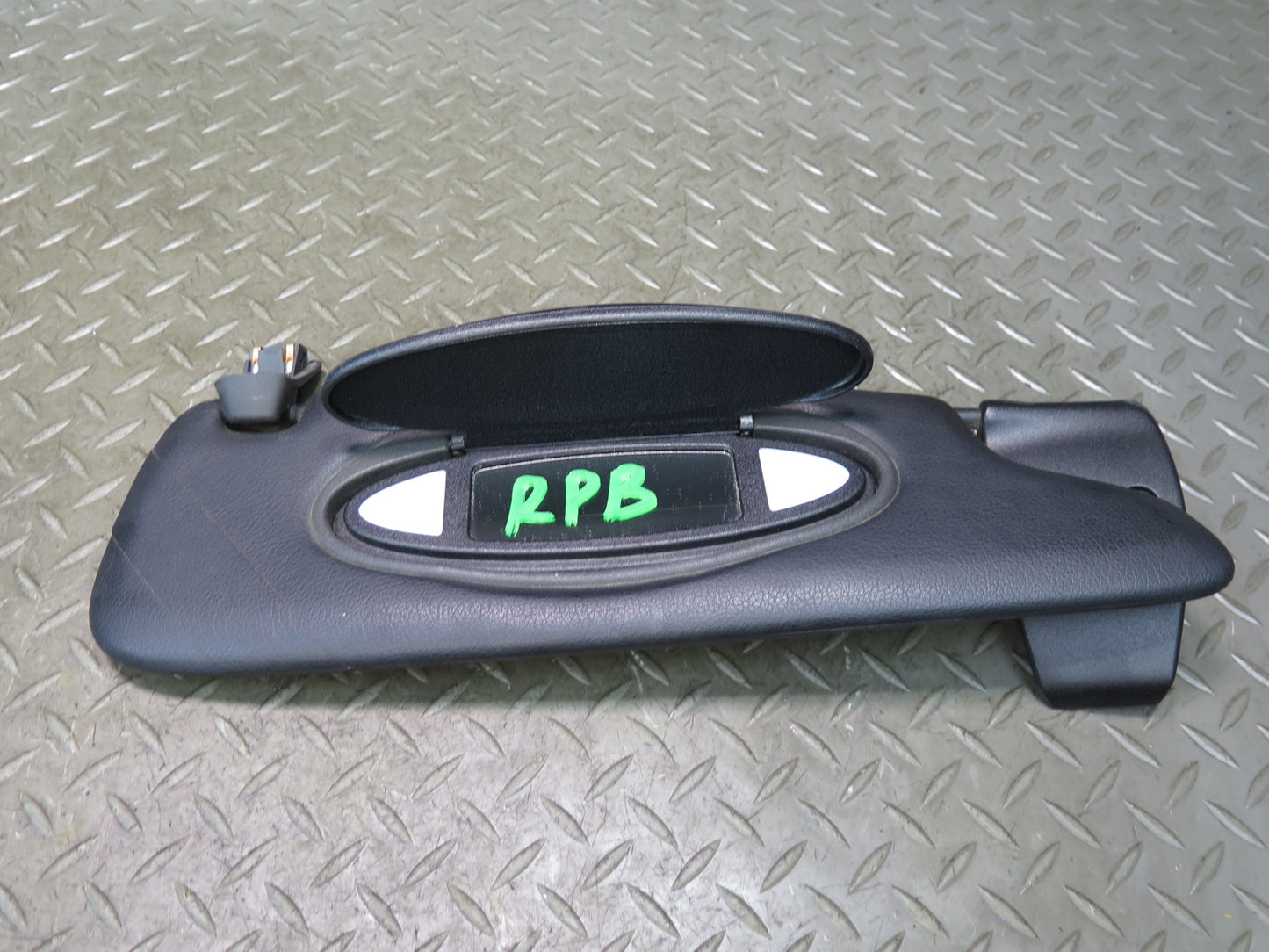 2005-2008 Porsche Boxster 987 Left & Right Side Sun Visor Sun Shade Black Set