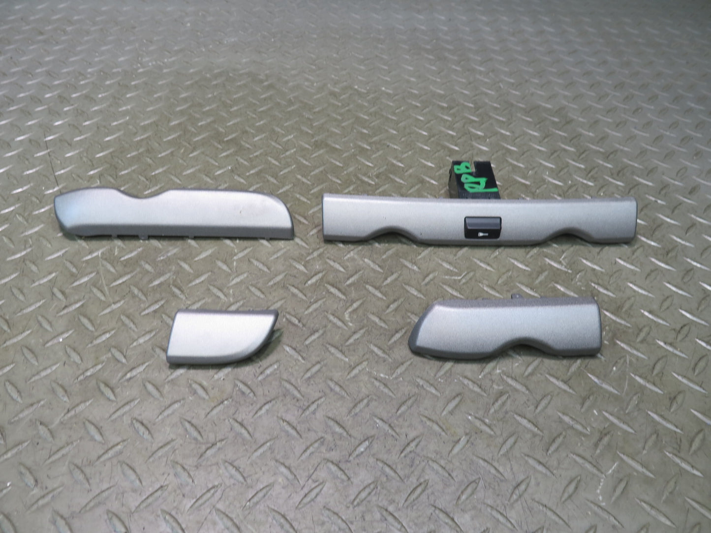 2005-2012 Porsche Boxster 987 Front Dash Trim Bezel Cover Panel Silver Set of 4