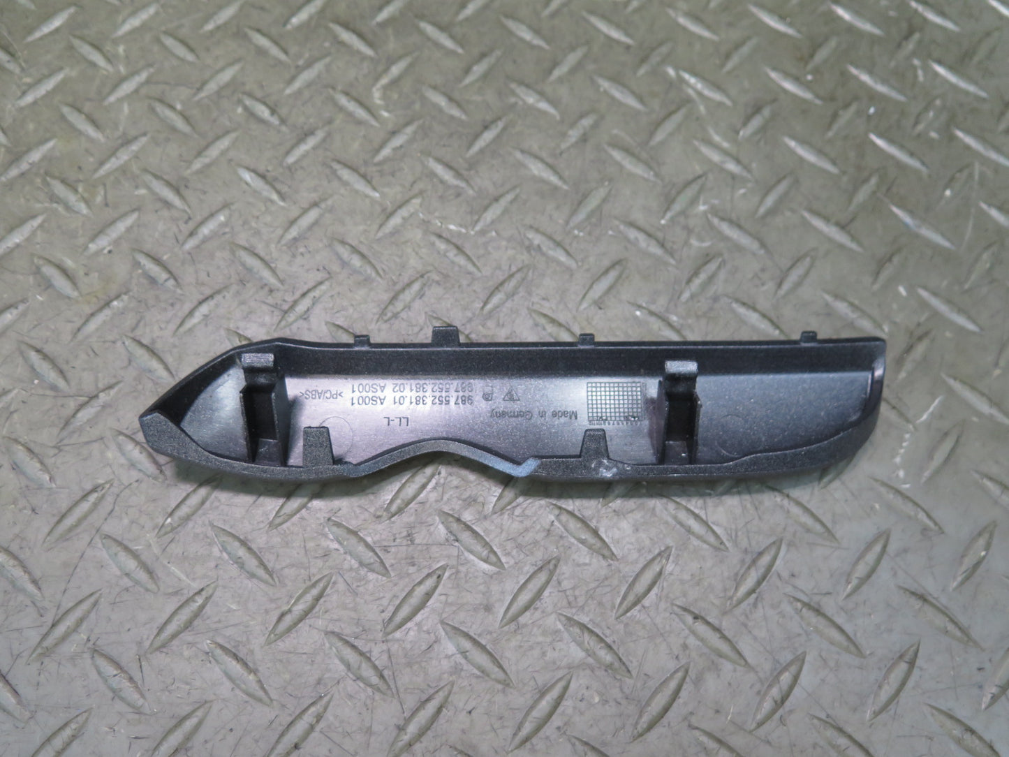 2005-2012 Porsche Boxster 987 Front Dash Trim Bezel Cover Panel Silver Set of 4