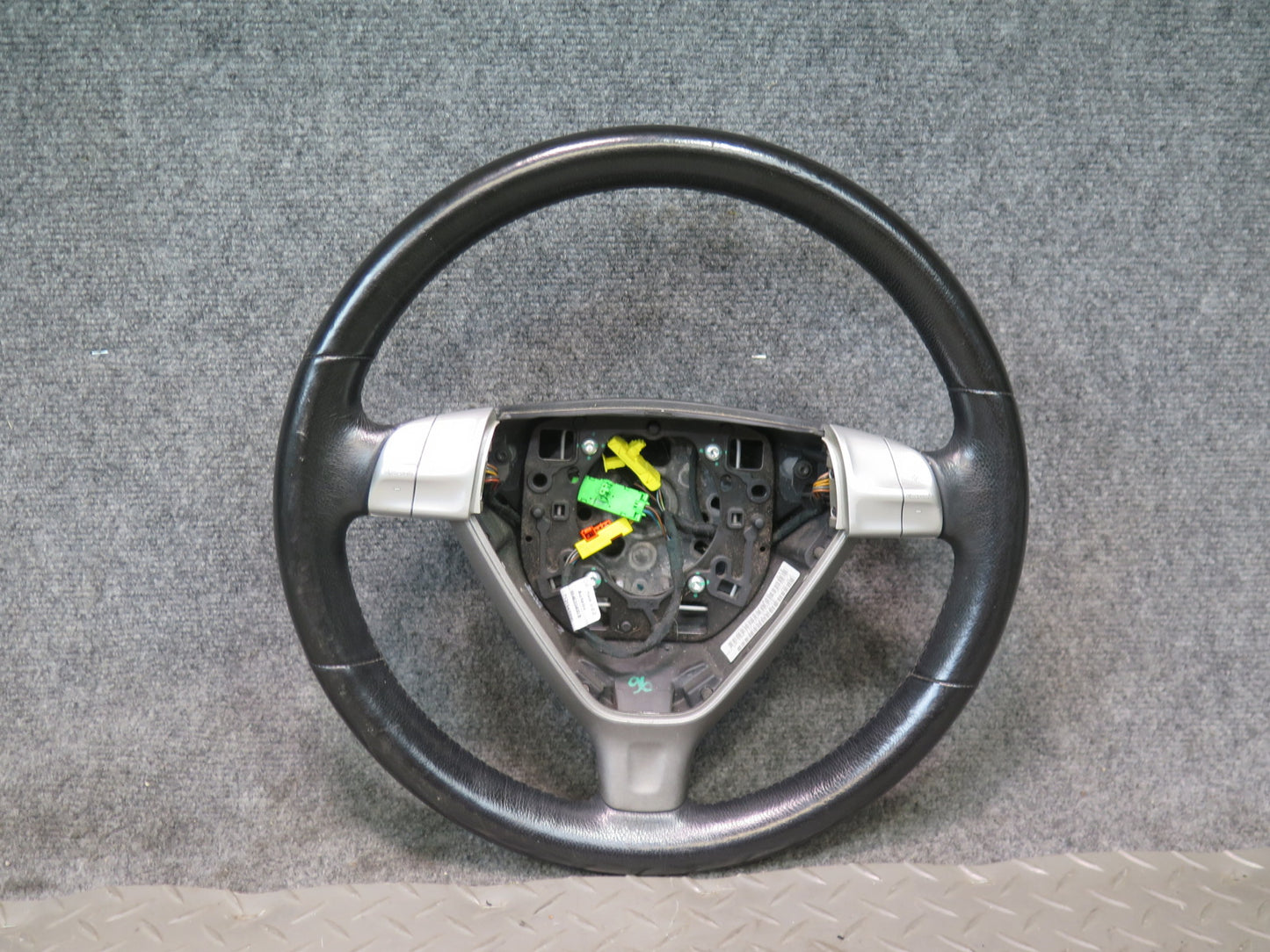 2005-2008 Porsche Boxster 987 Leather Steering Tiptronic W/ Controls Black
