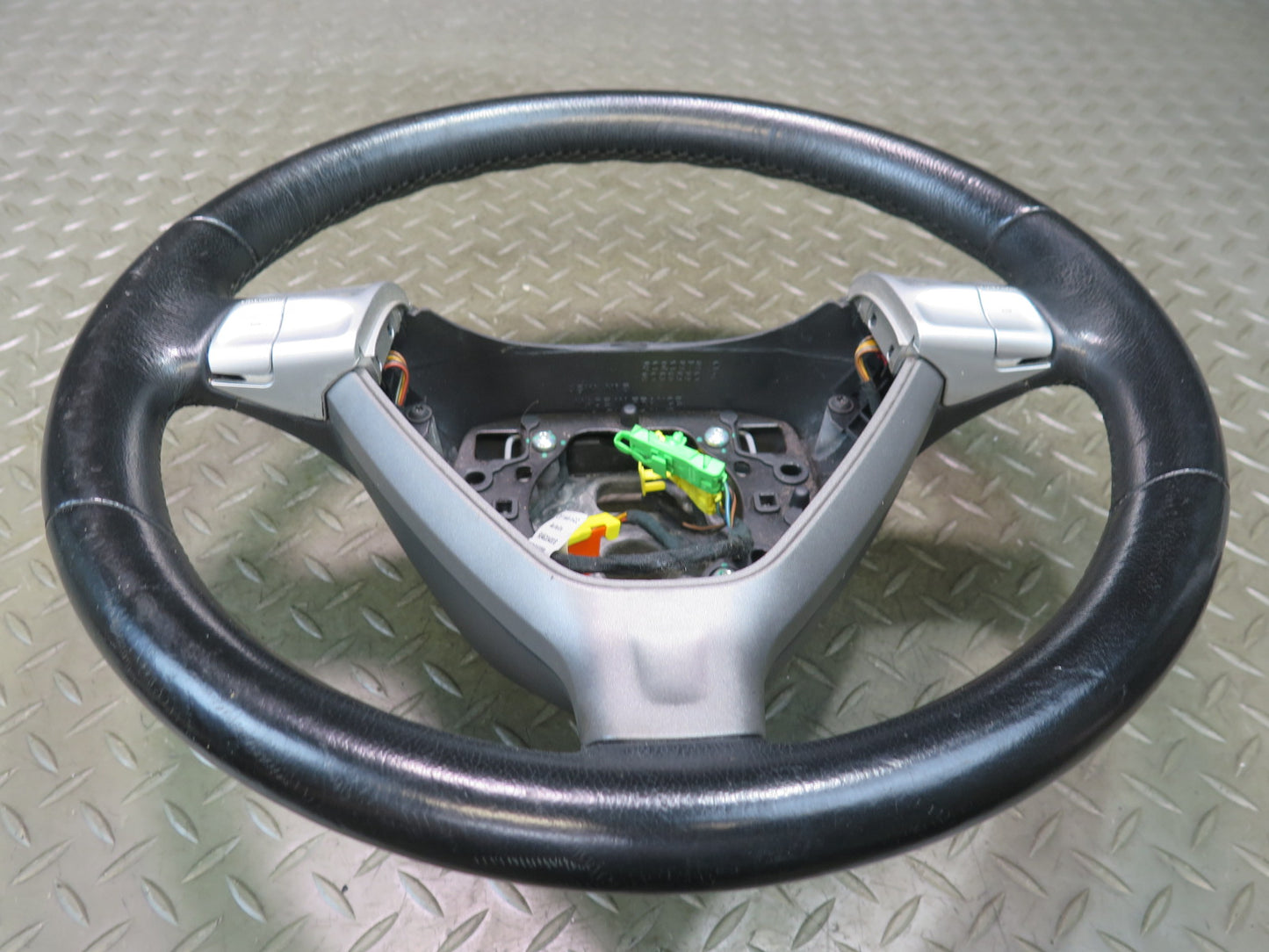 2005-2008 Porsche Boxster 987 Leather Steering Tiptronic W/ Controls Black
