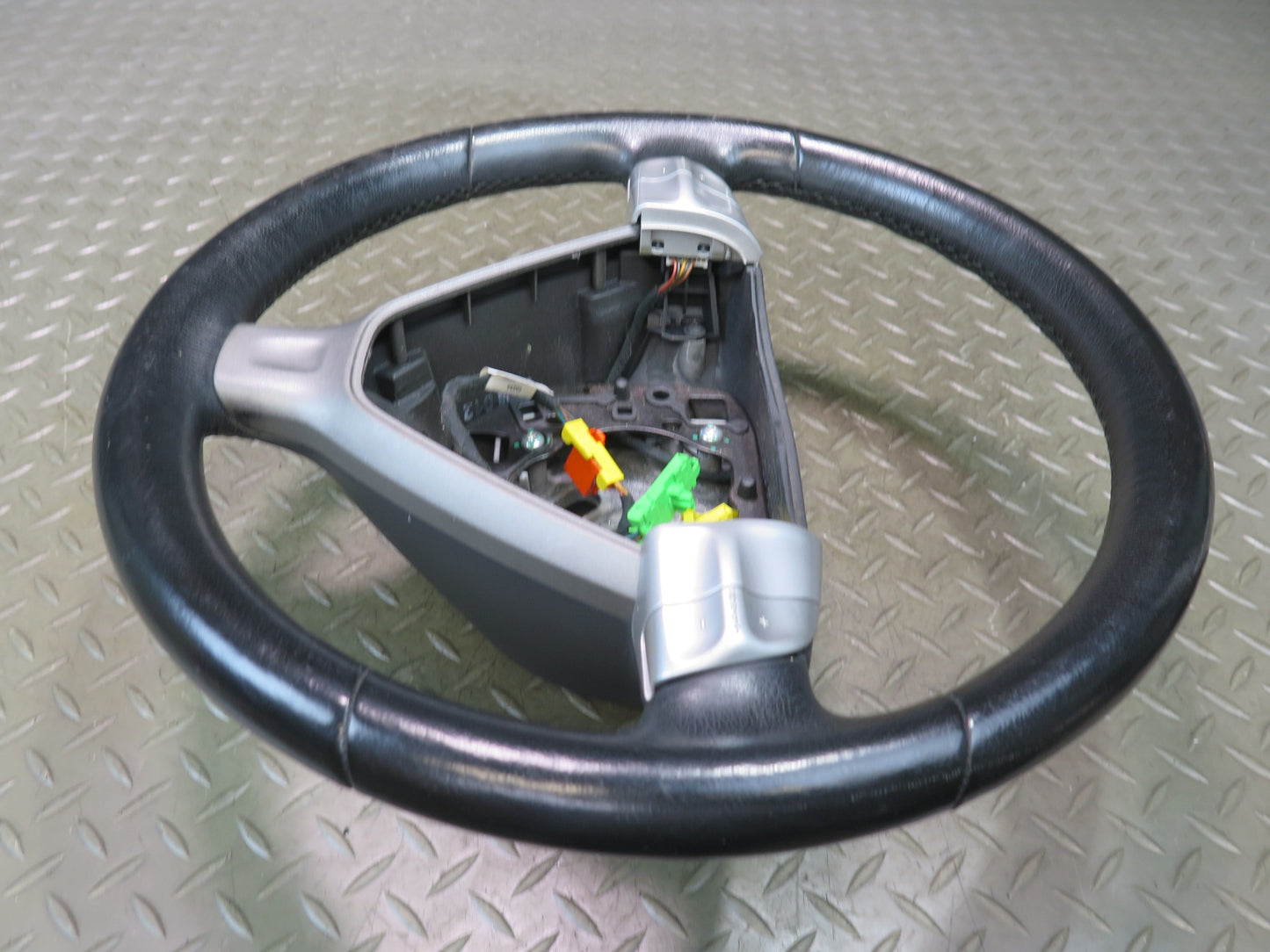 2005-2008 Porsche Boxster 987 Leather Steering Tiptronic W/ Controls Black