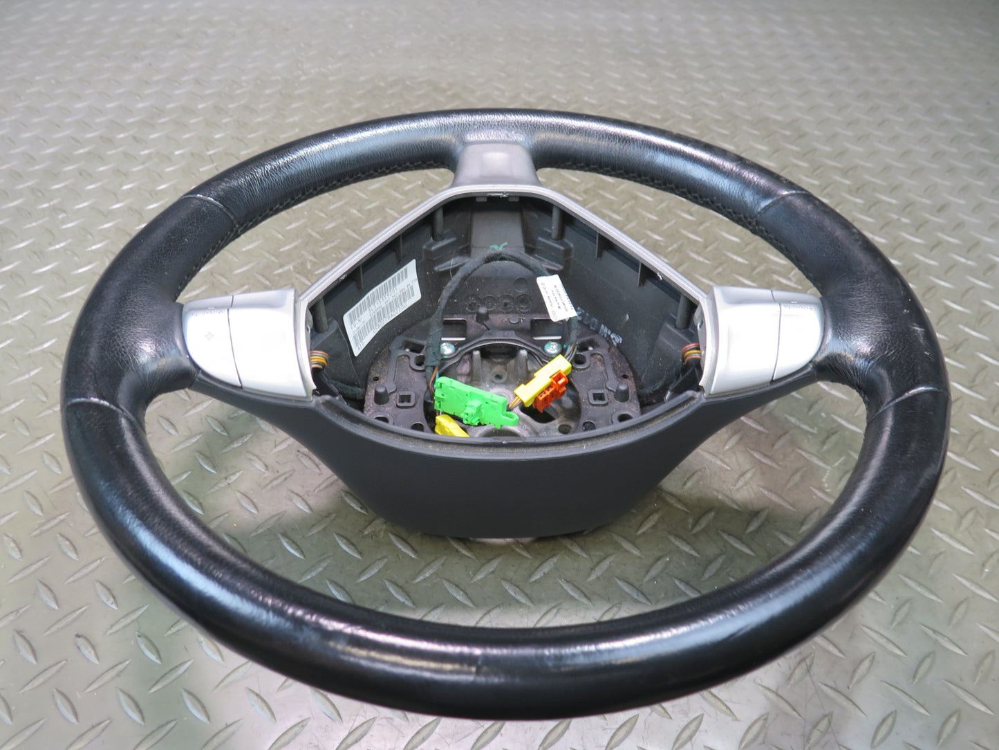 2005-2008 Porsche Boxster 987 Leather Steering Tiptronic W/ Controls Black
