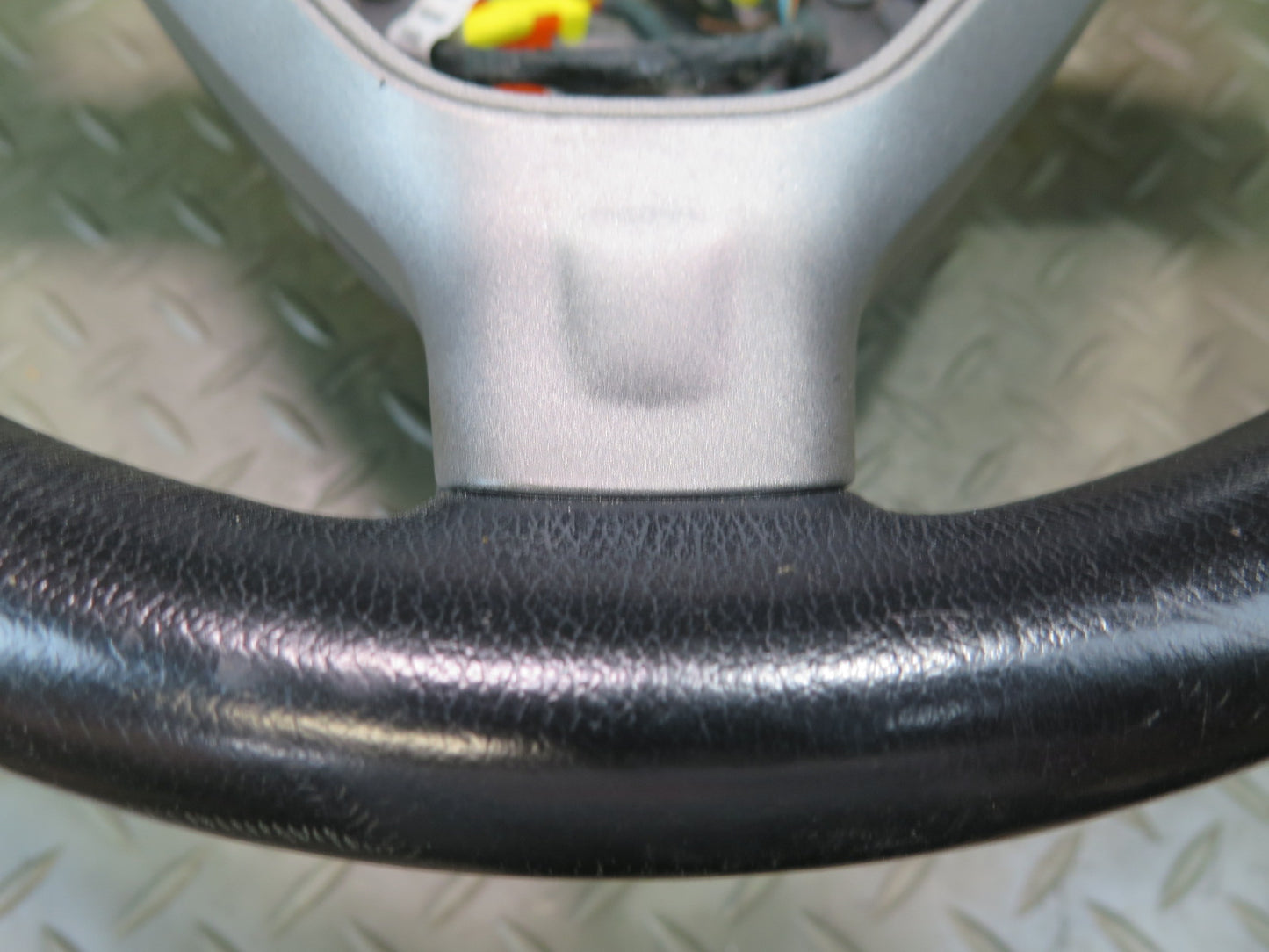 2005-2008 Porsche Boxster 987 Leather Steering Tiptronic W/ Controls Black