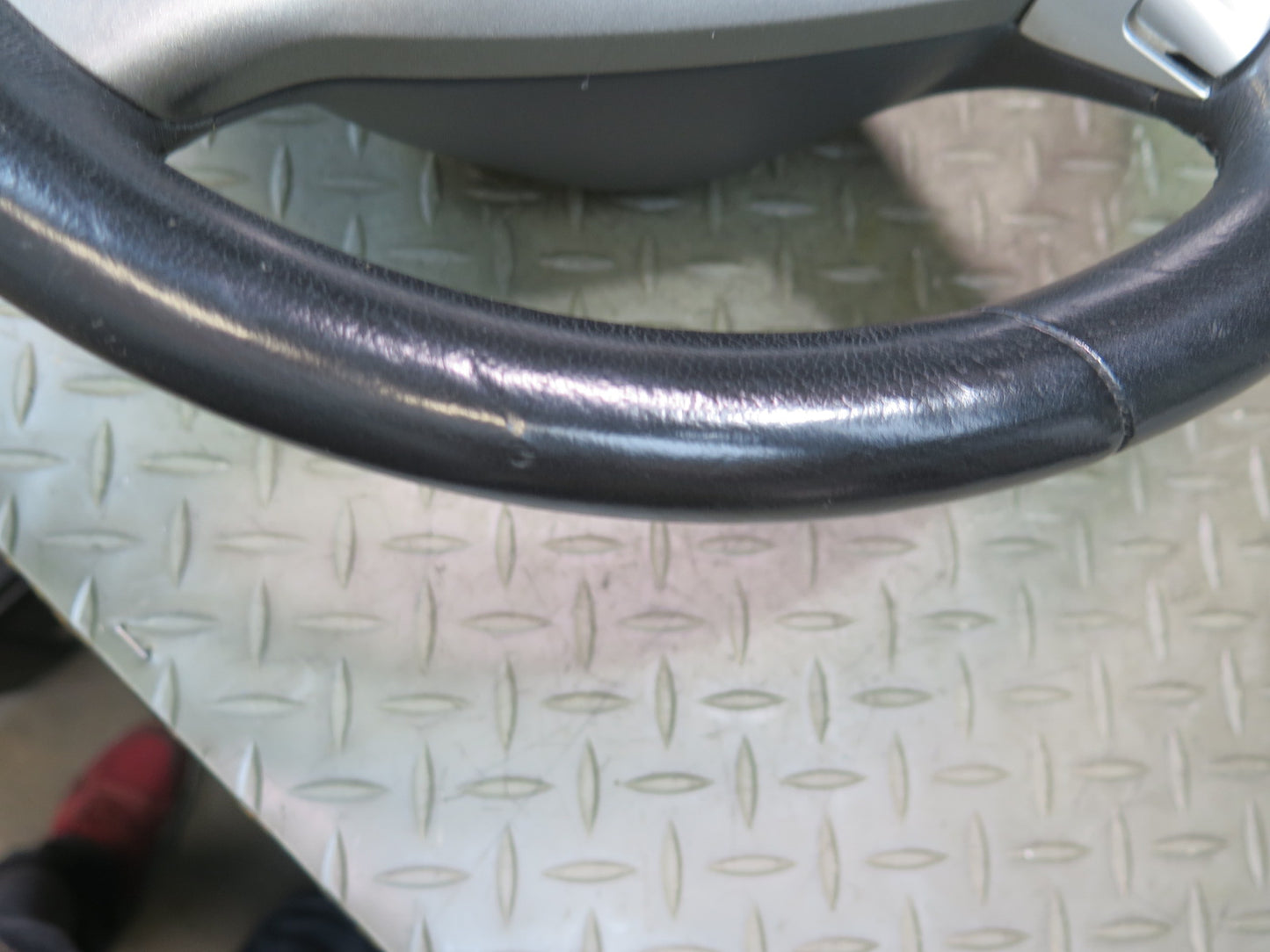 2005-2008 Porsche Boxster 987 Leather Steering Tiptronic W/ Controls Black