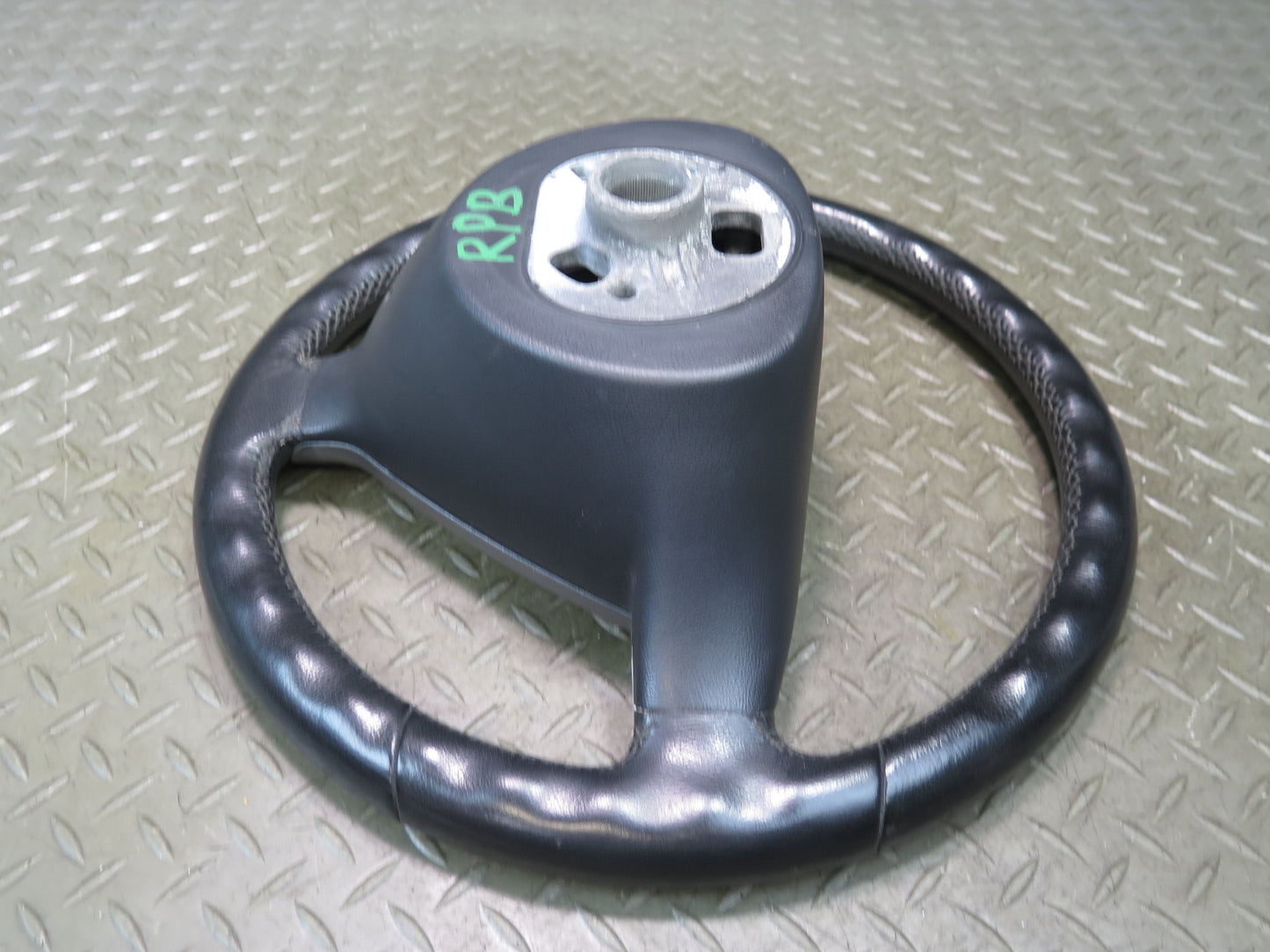 2005-2008 Porsche Boxster 987 Leather Steering Tiptronic W/ Controls Black