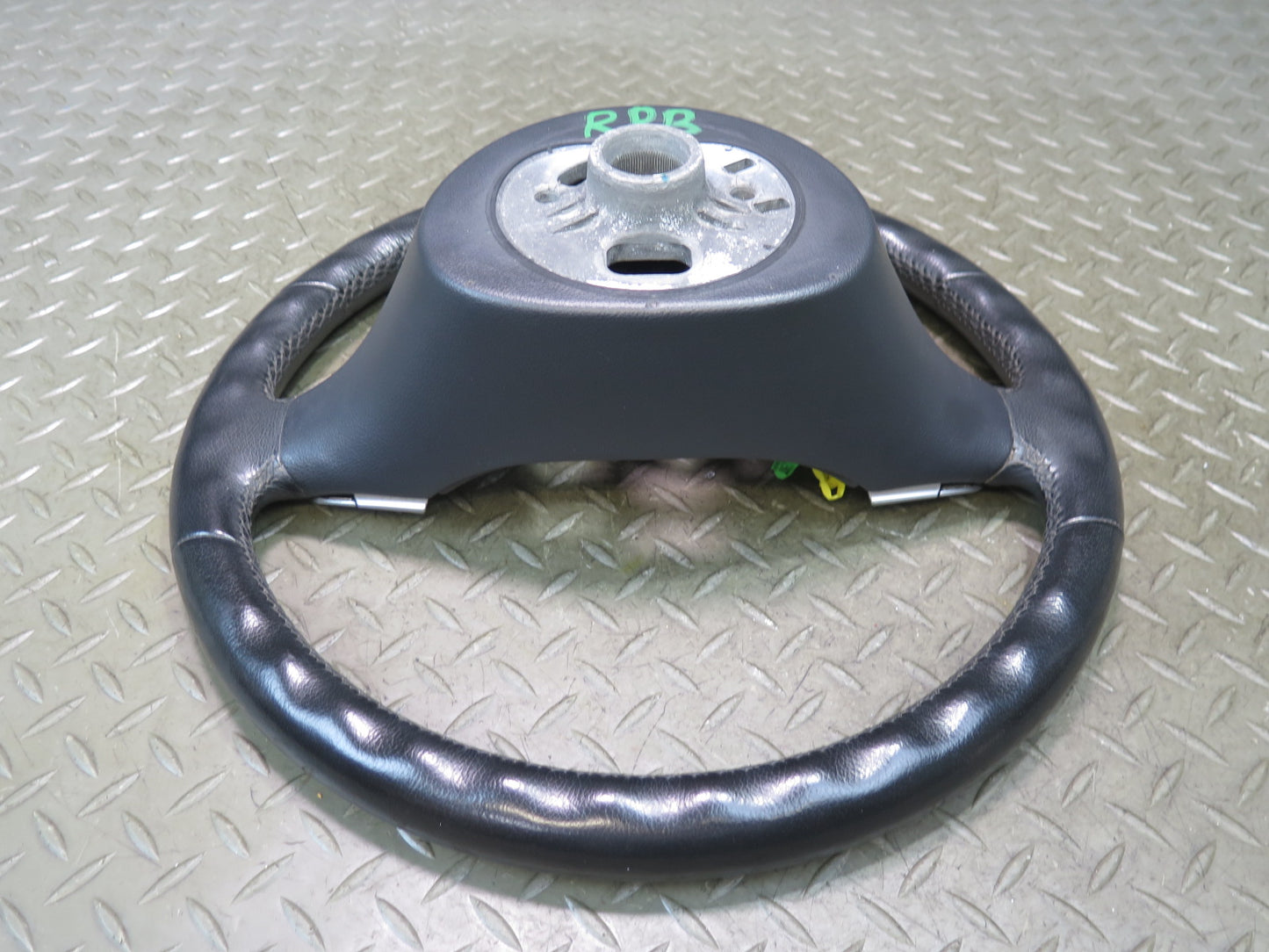 2005-2008 Porsche Boxster 987 Leather Steering Tiptronic W/ Controls Black