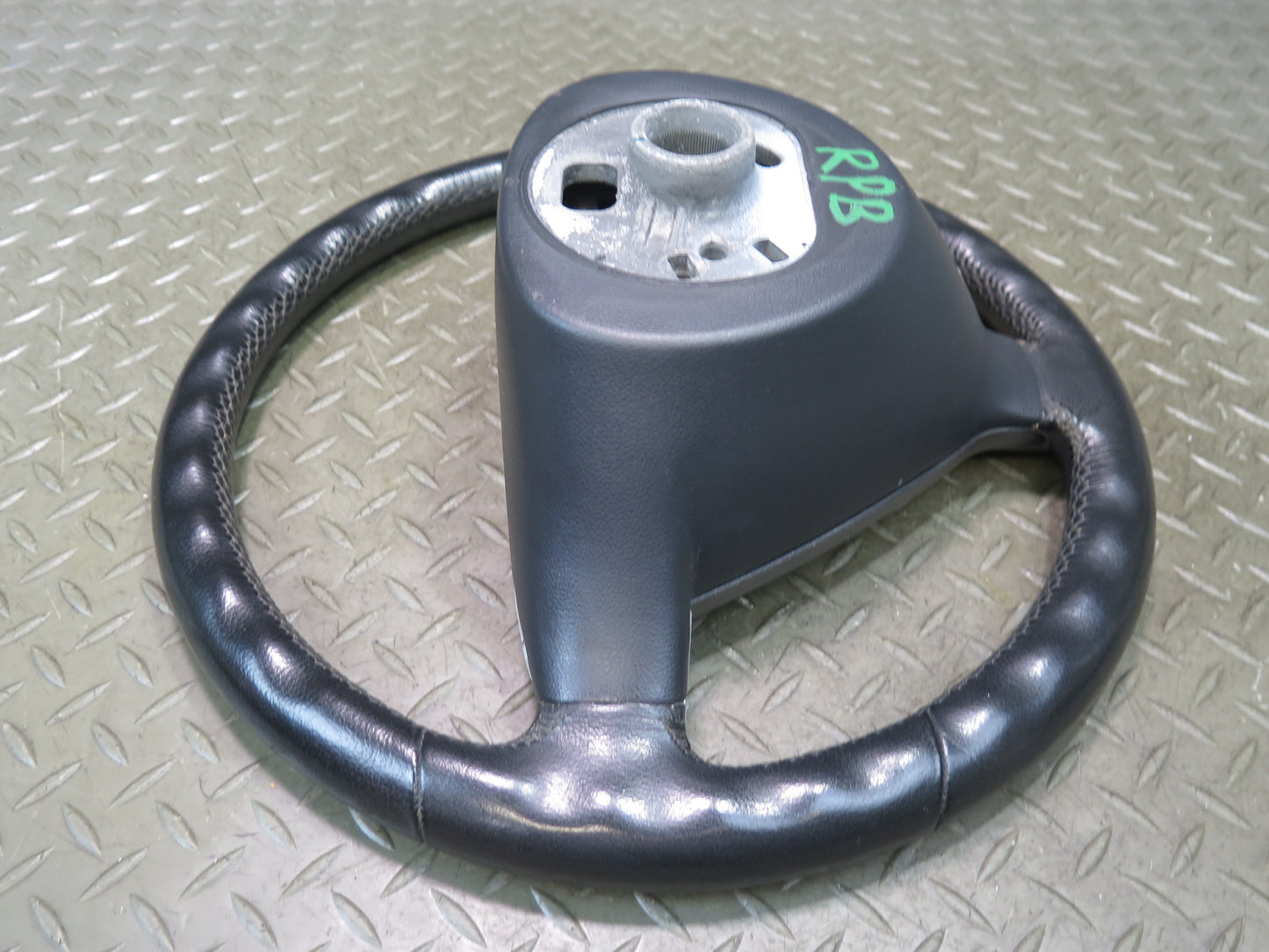 2005-2008 Porsche Boxster 987 Leather Steering Tiptronic W/ Controls Black