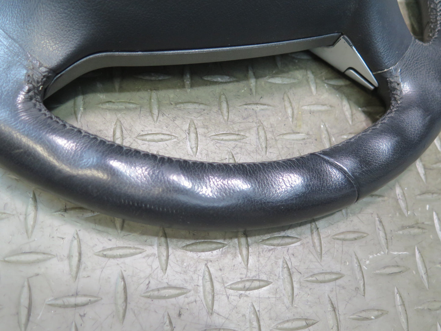 2005-2008 Porsche Boxster 987 Leather Steering Tiptronic W/ Controls Black