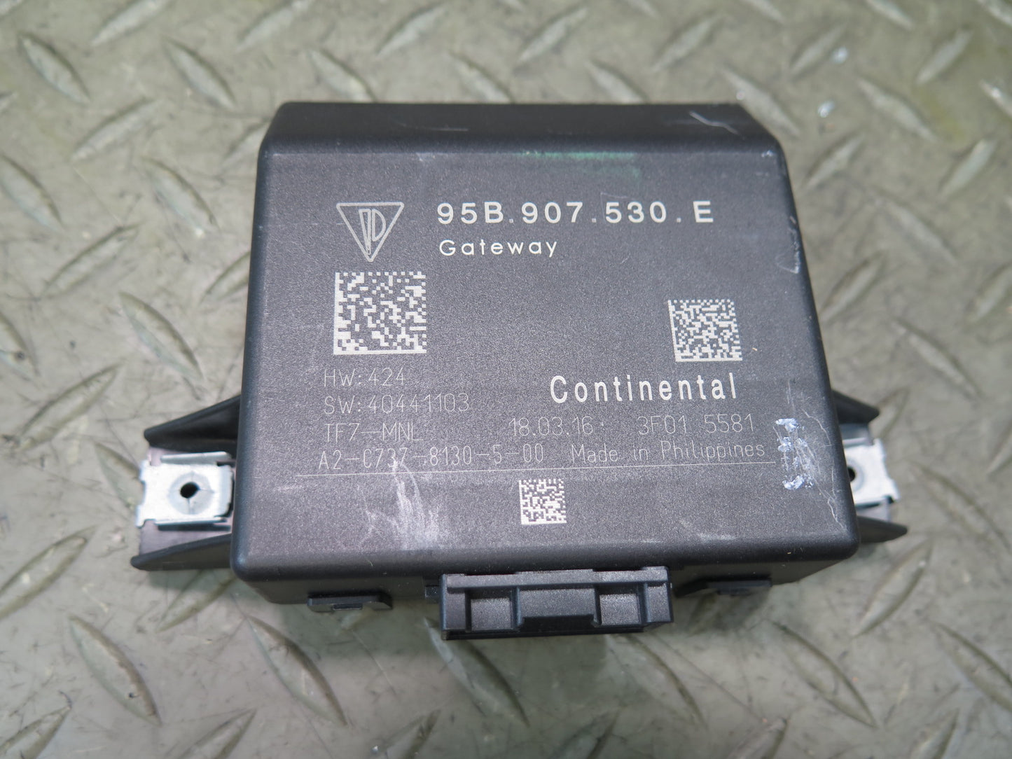 15-18 Porsche Cayenne 958.2 Turbo 4.8L Engine ECU BCU Gateway Ignition Lock Set