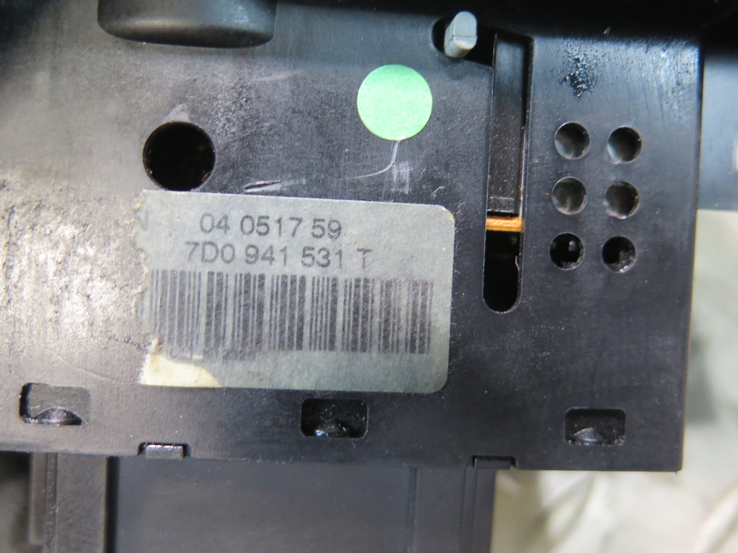99-03 VW Eurovan T4 Headlight Fog Light Dimmer Switch 7D0941531T OEM