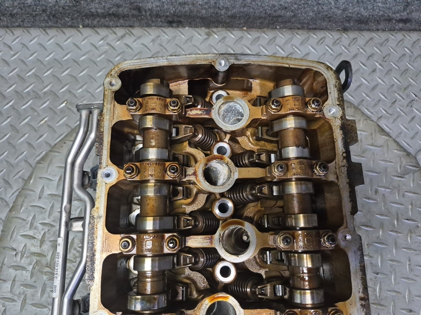 01-03 VW Eurovan T4 2.8L AXK VR6 Engine Cylinder Head w Camshafts 108K Miles OEM