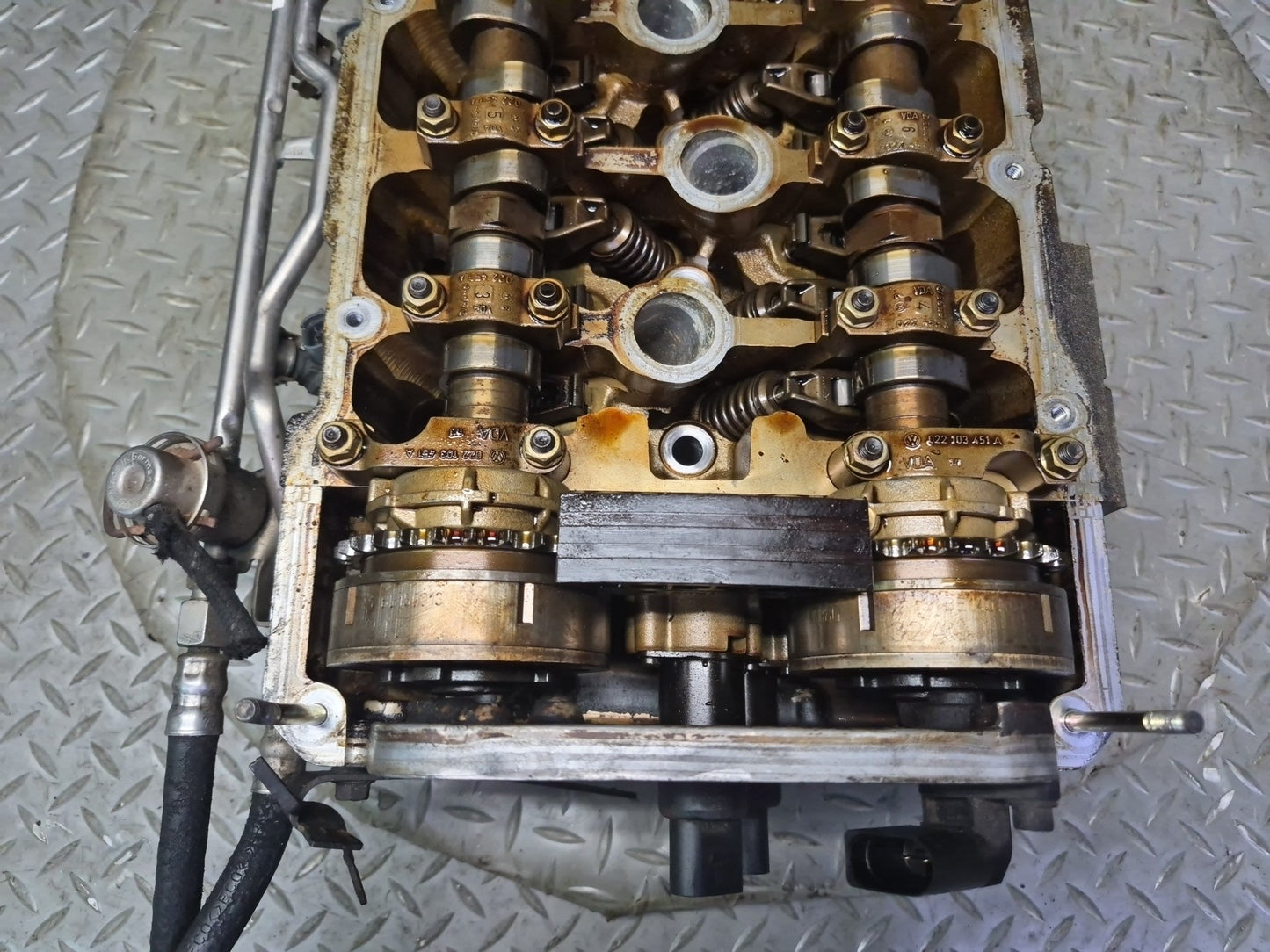01-03 VW Eurovan T4 2.8L AXK VR6 Engine Cylinder Head w Camshafts 108K Miles OEM