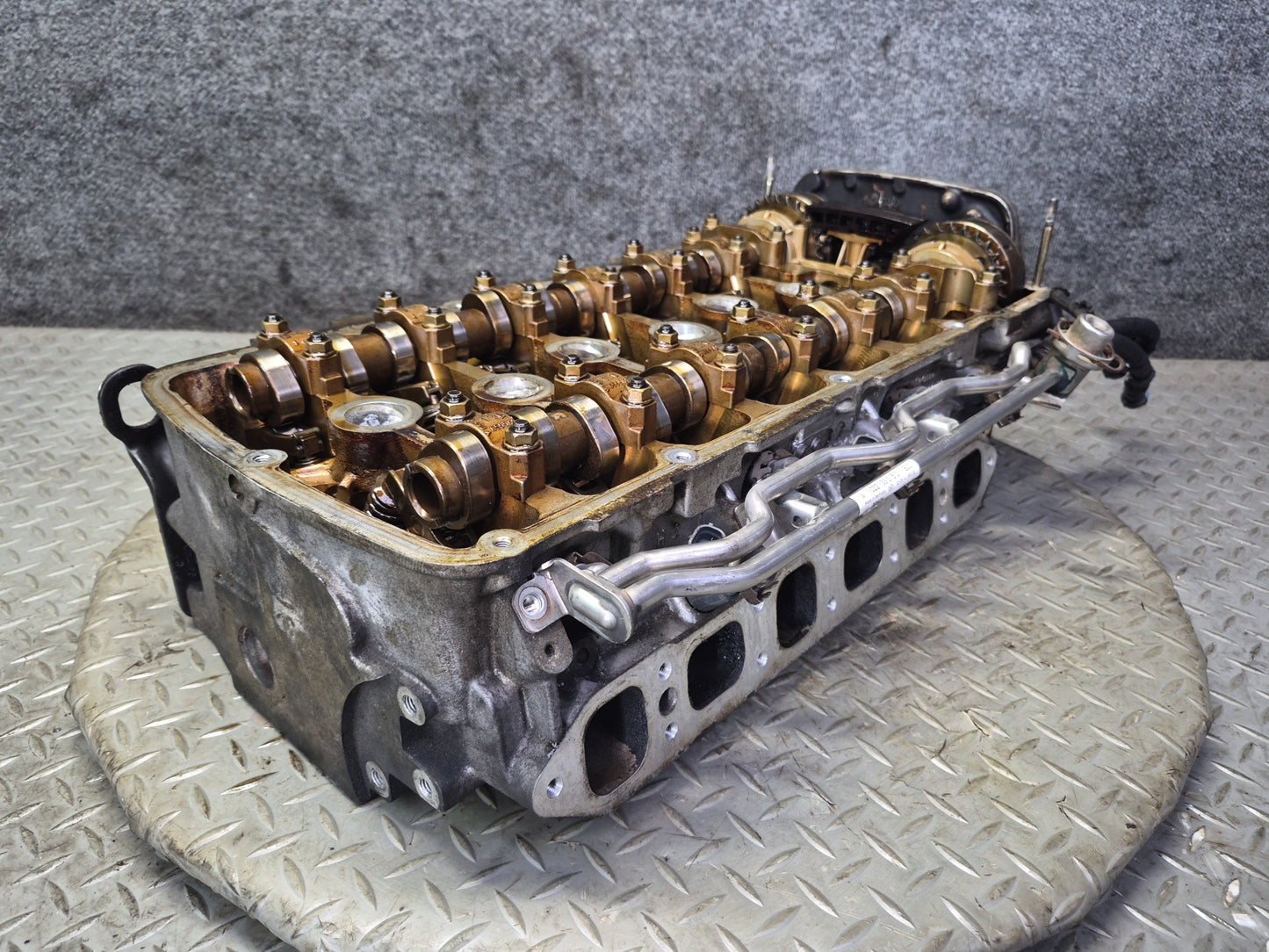 01-03 VW Eurovan T4 2.8L AXK VR6 Engine Cylinder Head w Camshafts 108K Miles OEM