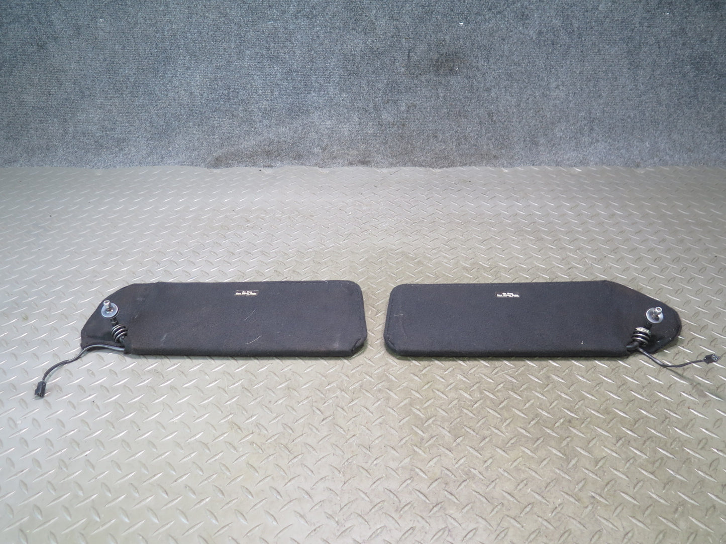 84-96 Chevrolet Corvette C4 Convertible Set of 2 Front Sun Visor OEM