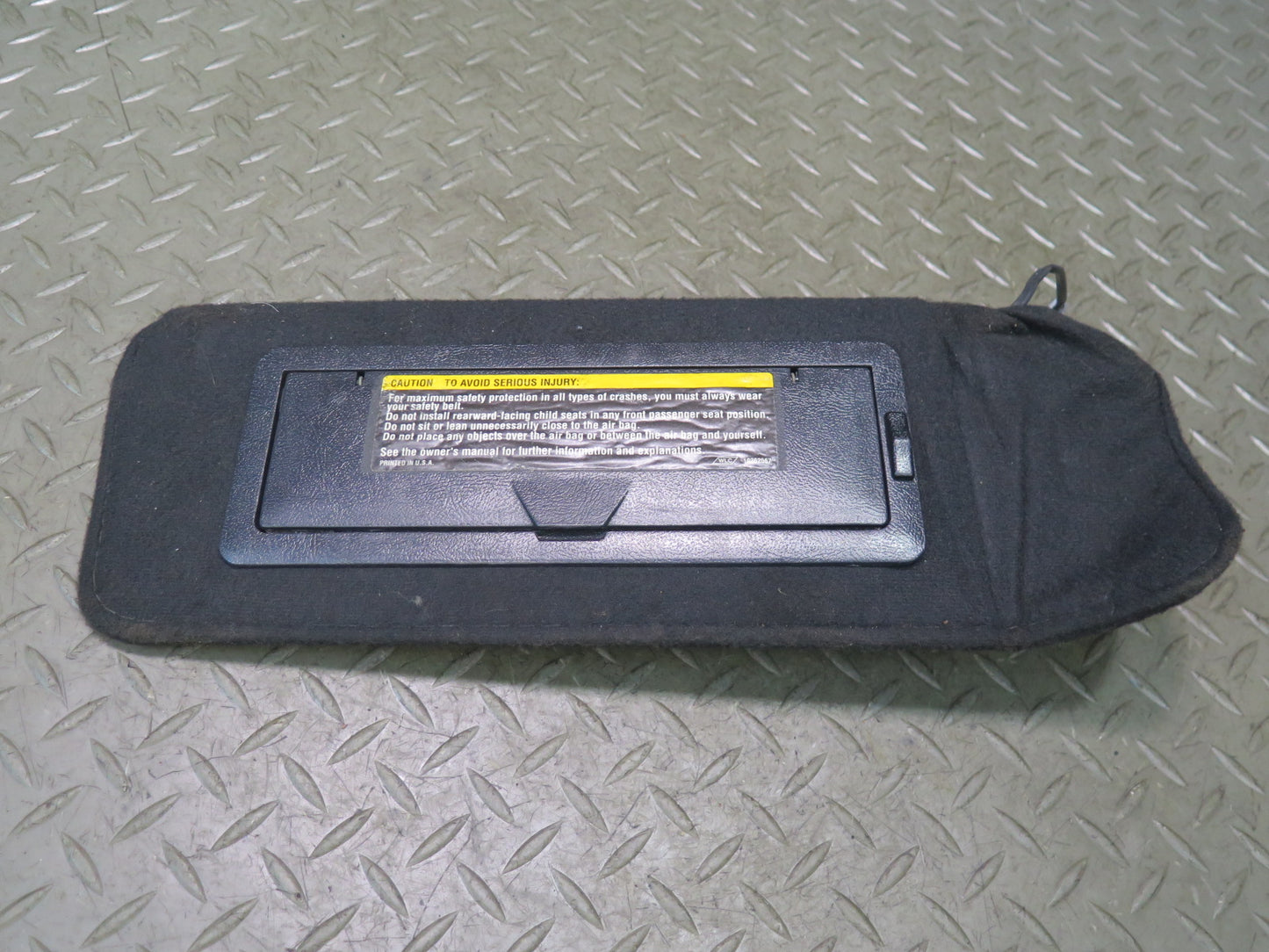 84-96 Chevrolet Corvette C4 Convertible Set of 2 Front Sun Visor OEM
