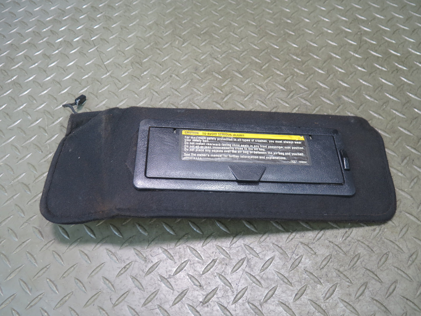 84-96 Chevrolet Corvette C4 Convertible Set of 2 Front Sun Visor OEM